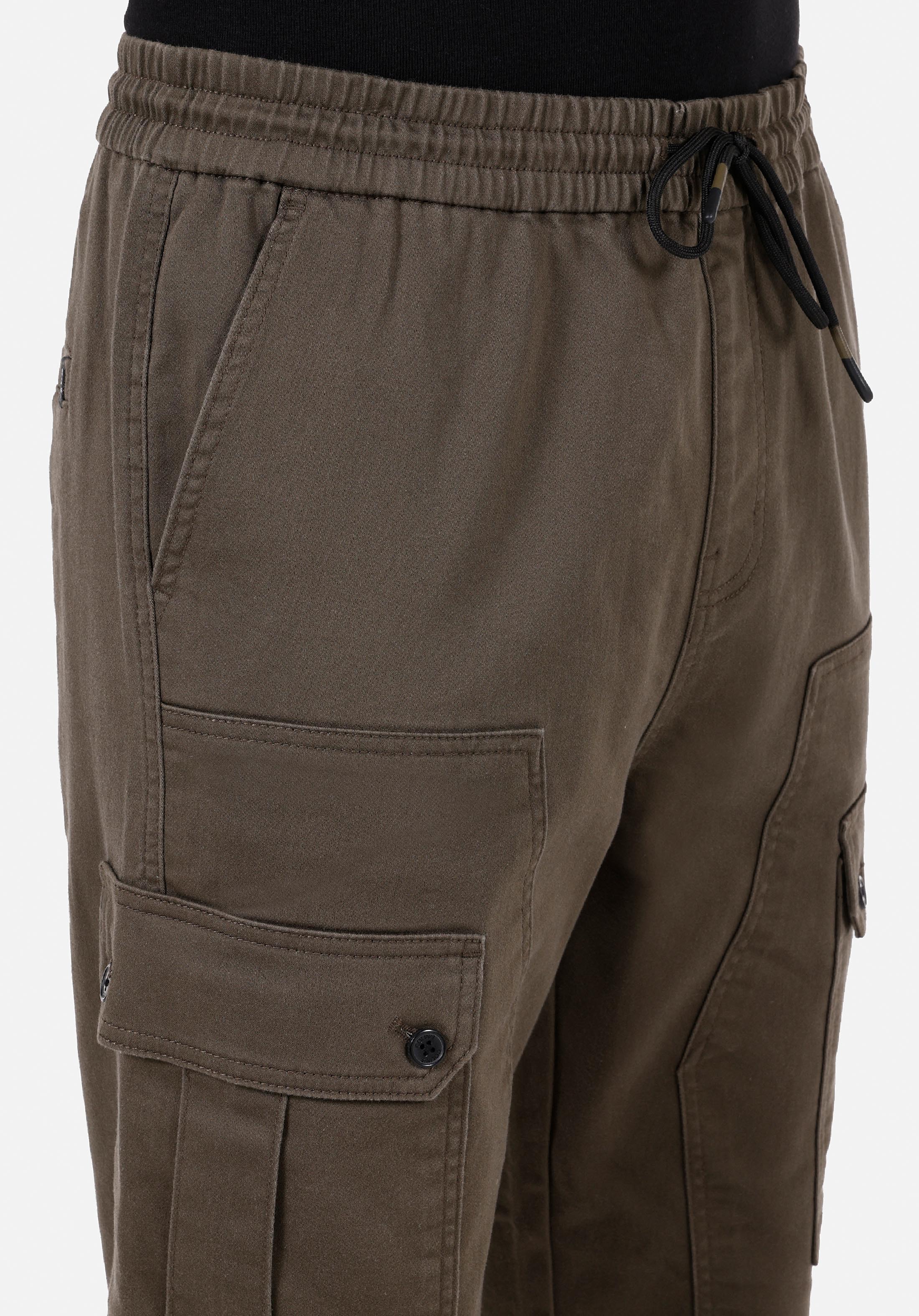 Afișați detalii pentru Pantaloni De Barbati Verde Slim Fit  Cl1072471