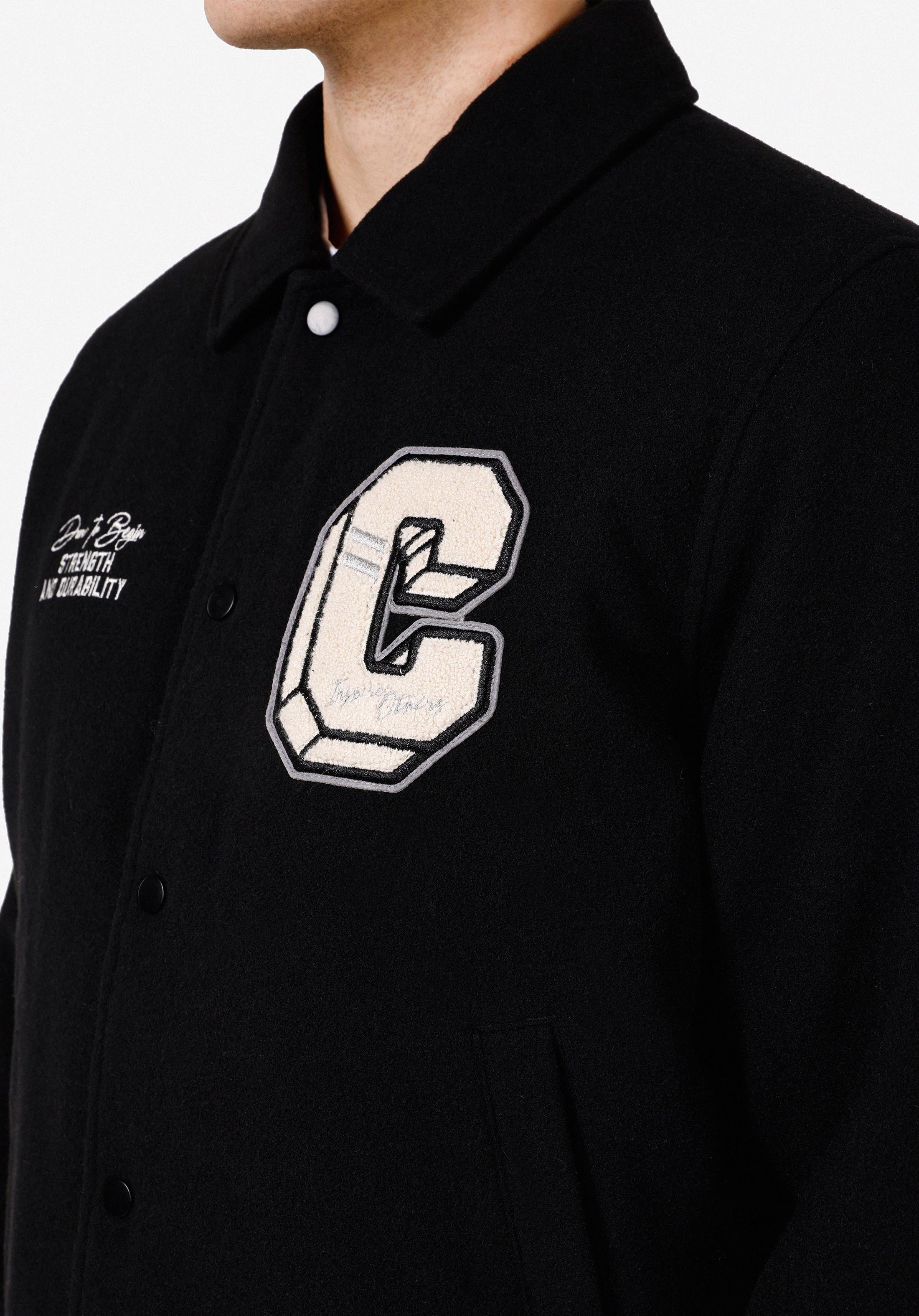 Afișați detalii pentru Palton Negru Pentru Bărbați Regular Fit