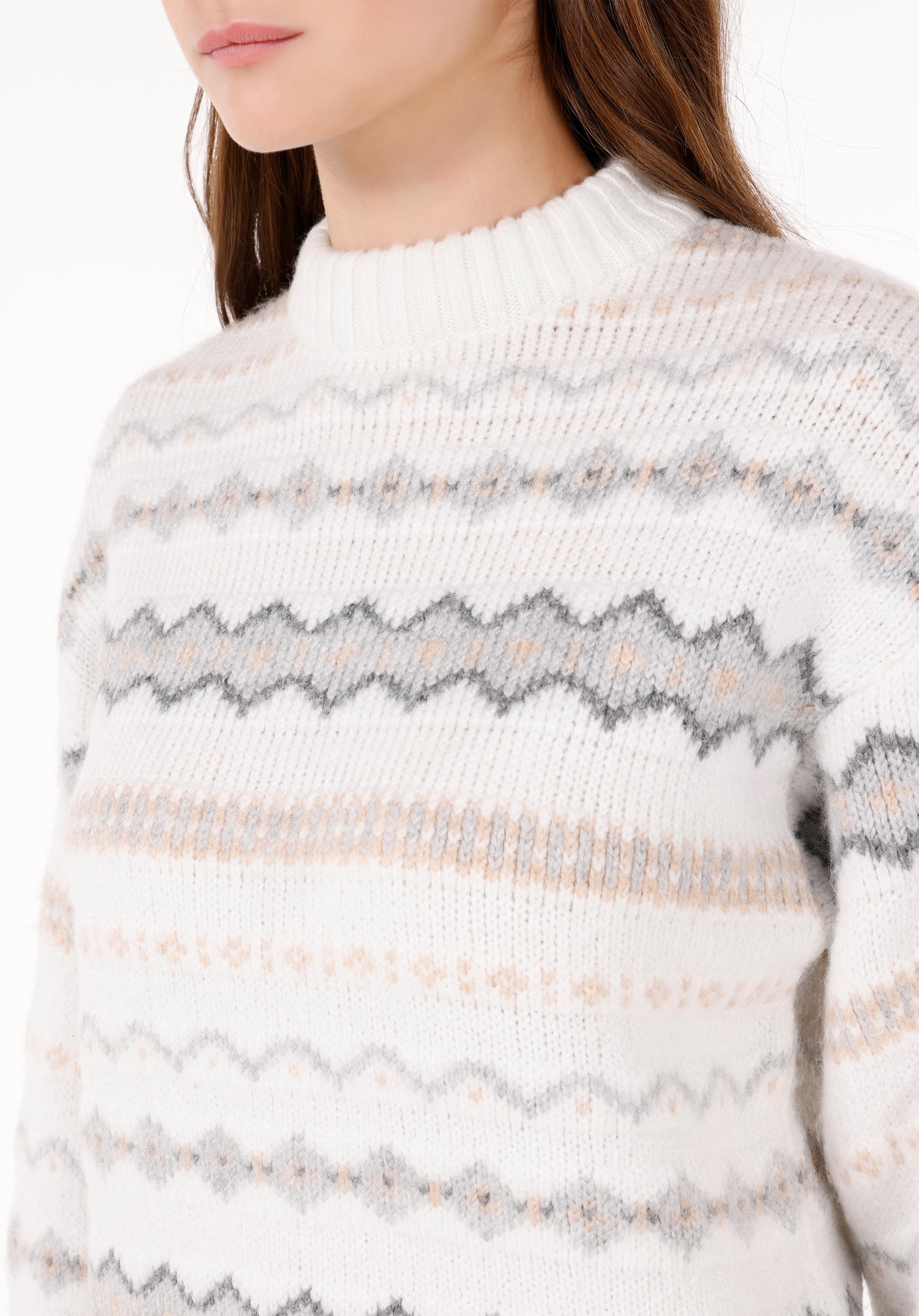 Afișați detalii pentru Pulover De Dama Multicolor Regular Fit  Cl1071133