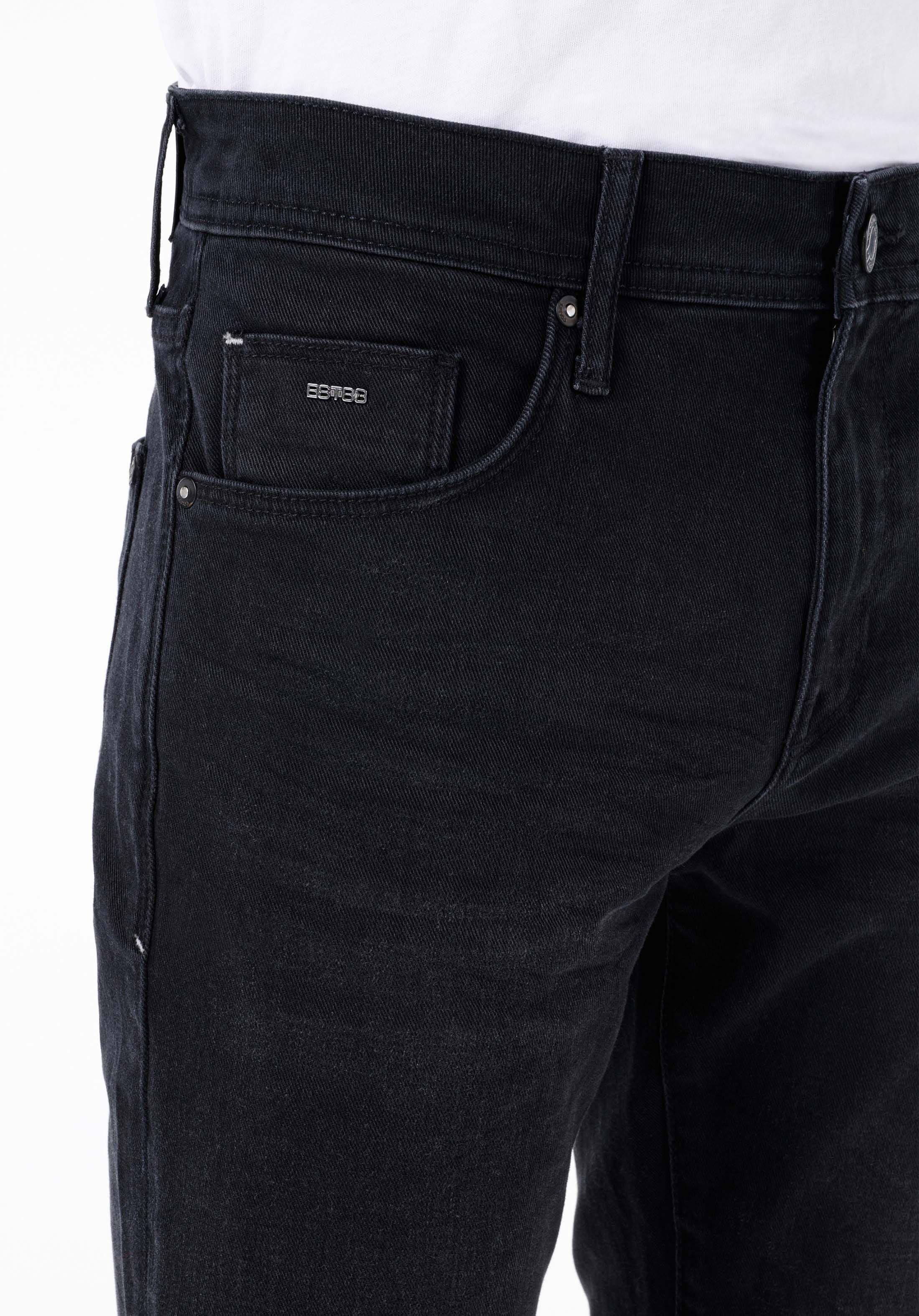 Afișați detalii pentru Pantaloni De Barbati Albastru Straight Fit 044 Karl Cl1068661