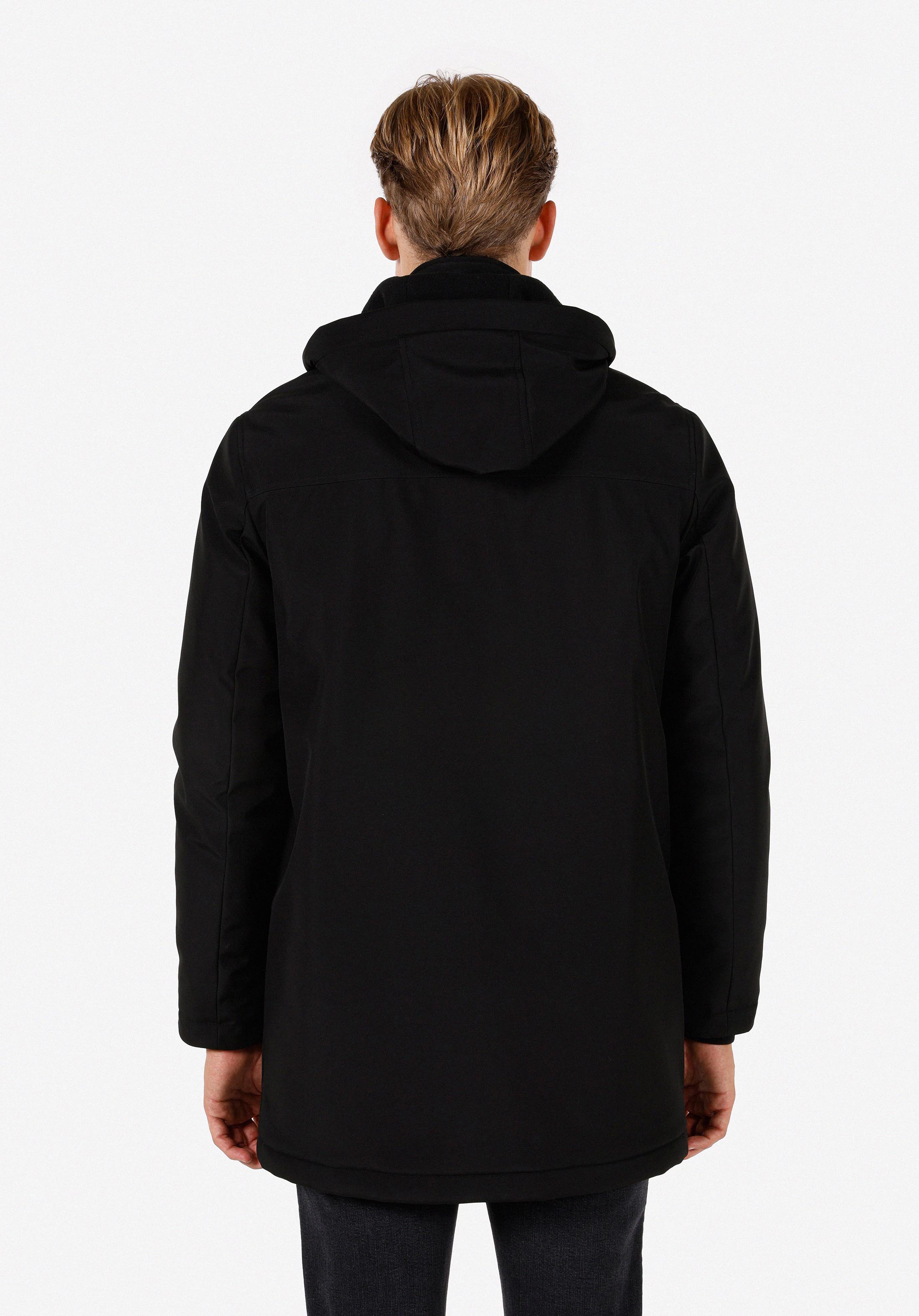 Afișați detalii pentru Palton De Barbati Negru Regular Fit  Cl1070644