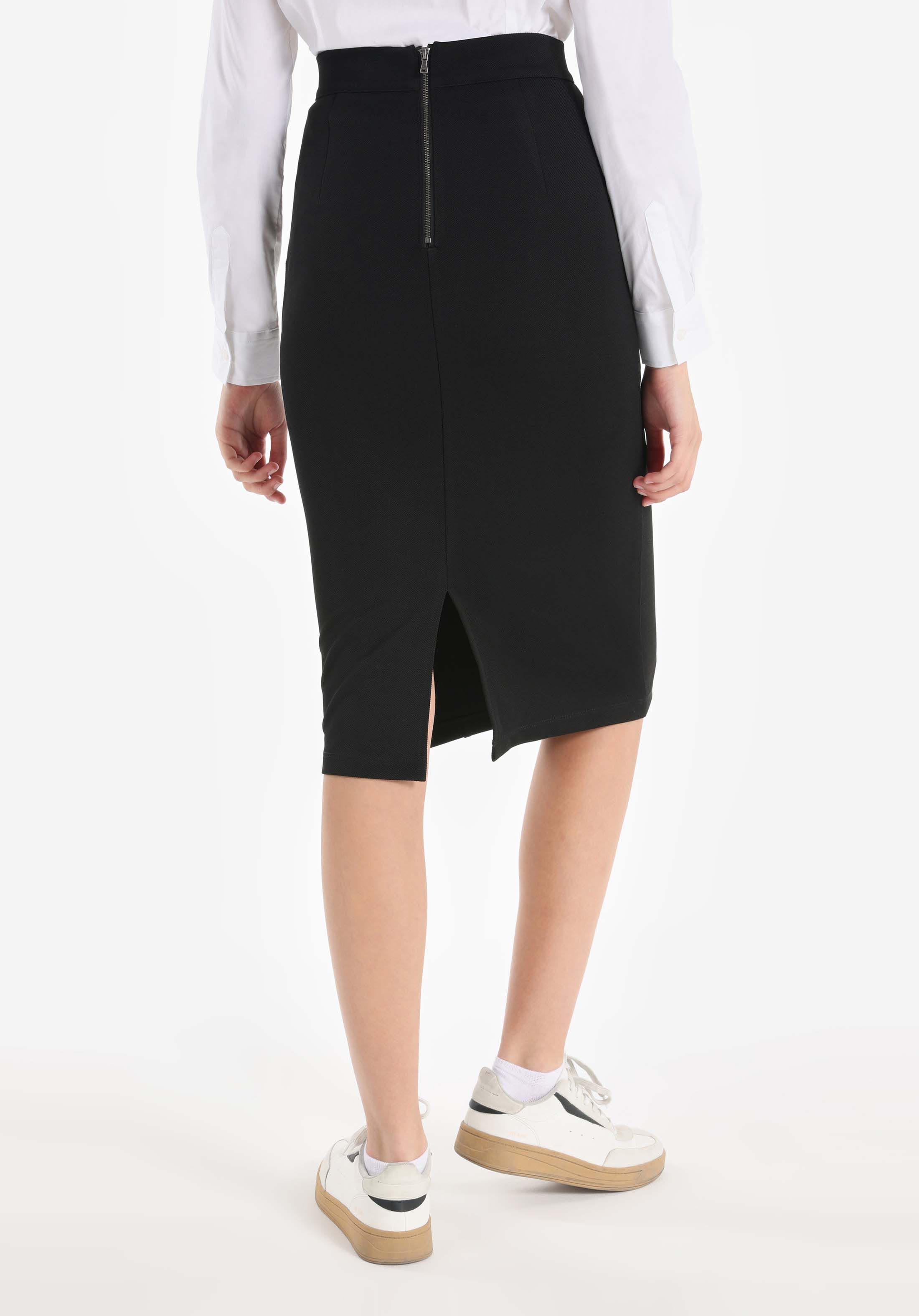 Afișați detalii pentru Fusta Neagră Pentru Femei Slim Fit