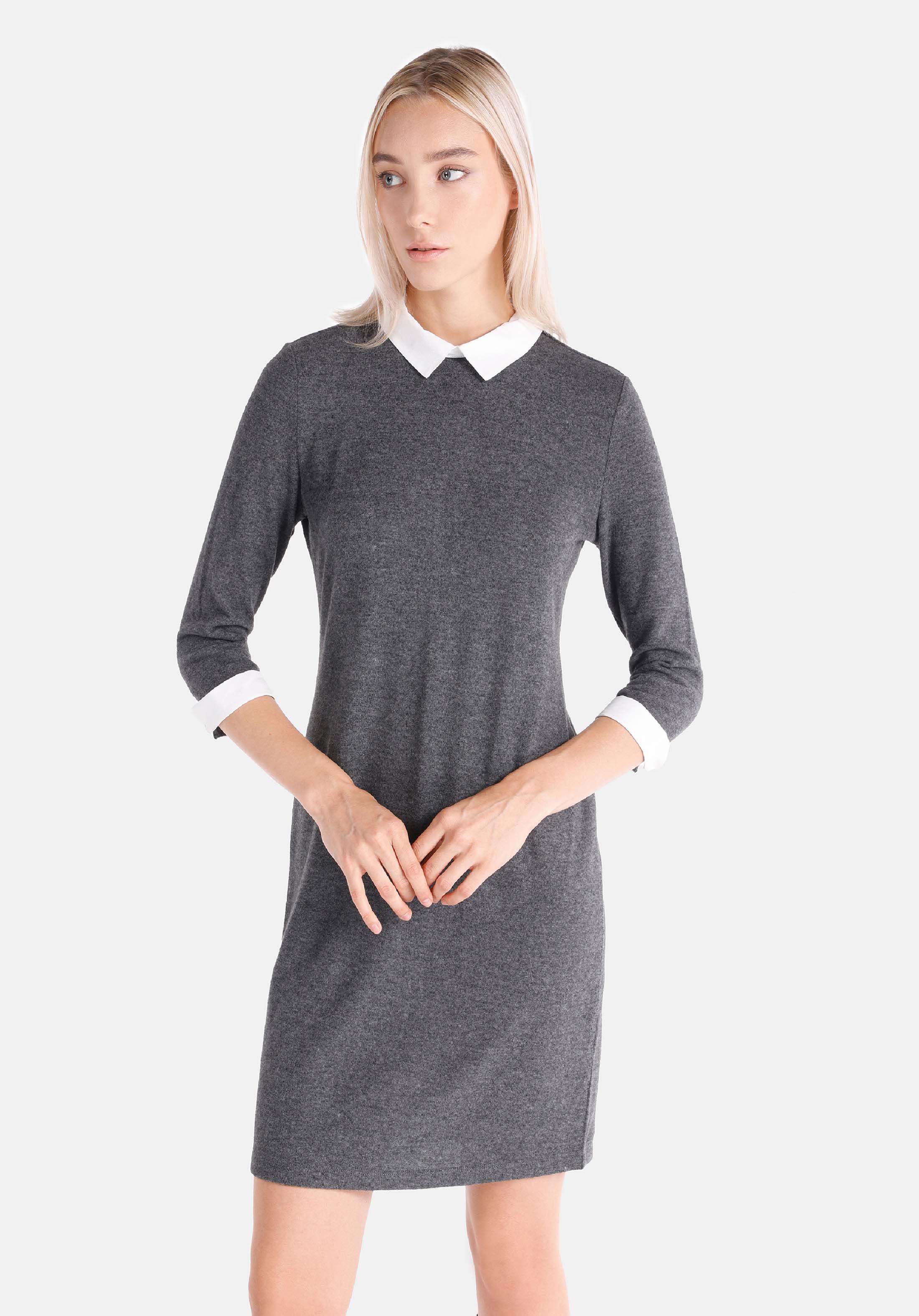 Afișați detalii pentru Rochie De Dama Antracit Regular Fit  Cl1065289
