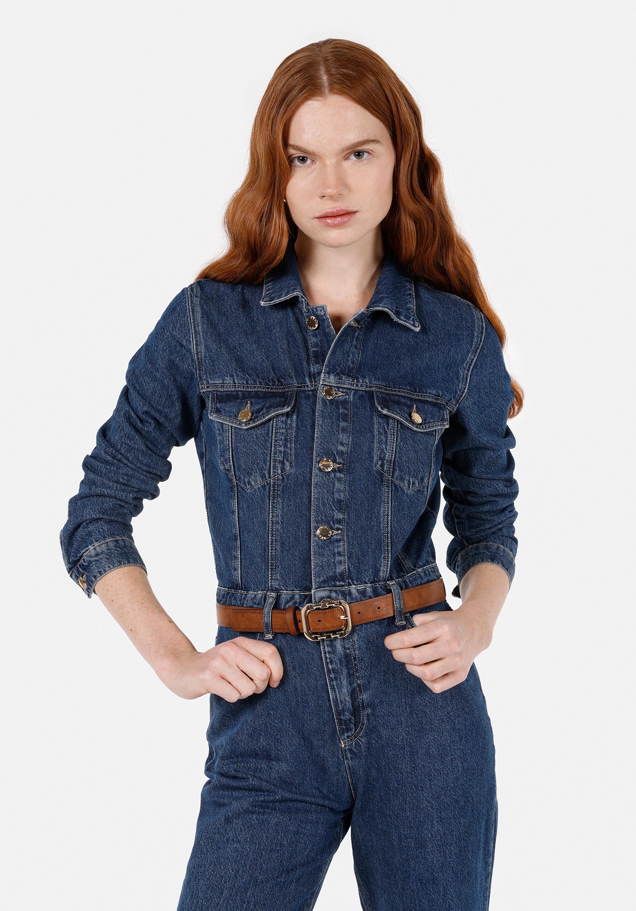 Afișați detalii pentru Global / Total De Dama Albastru Slim Fit  Cl1070718