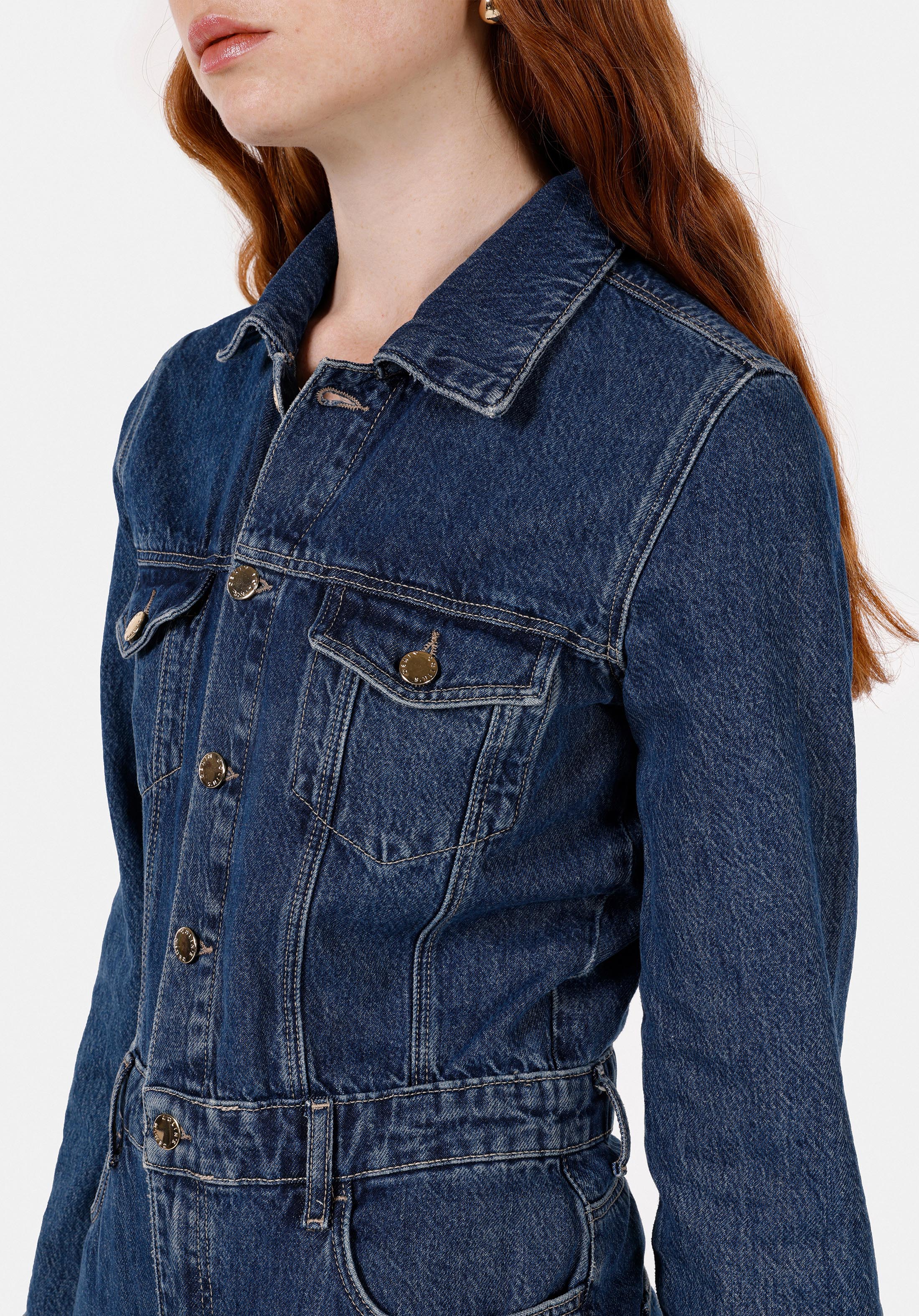 Afișați detalii pentru Global / Total De Dama Albastru Slim Fit  Cl1070718