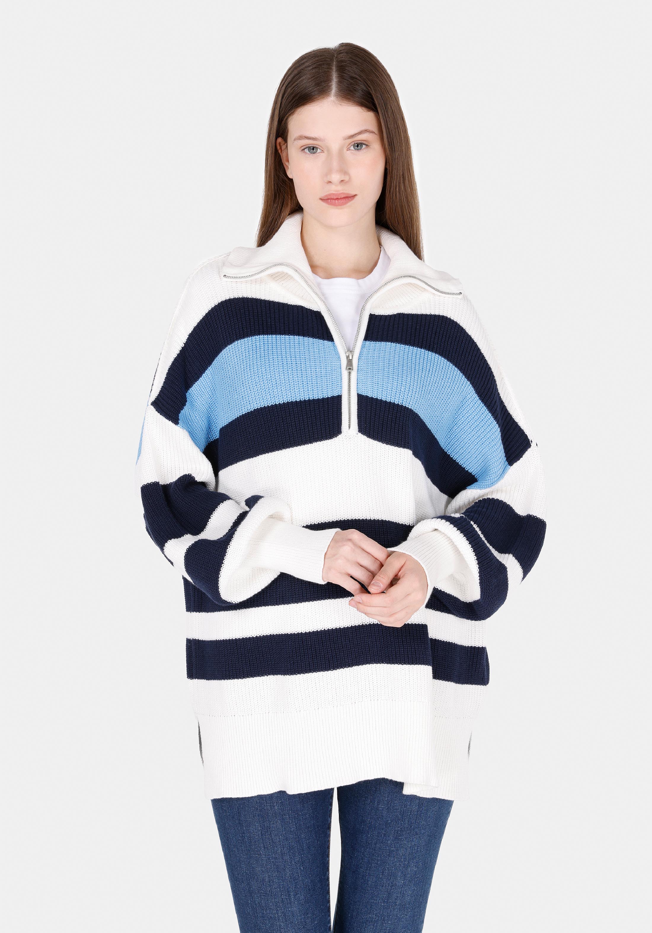 Afișați detalii pentru Pulover De Dama Multicolor Comfort Fit  Cl1072529