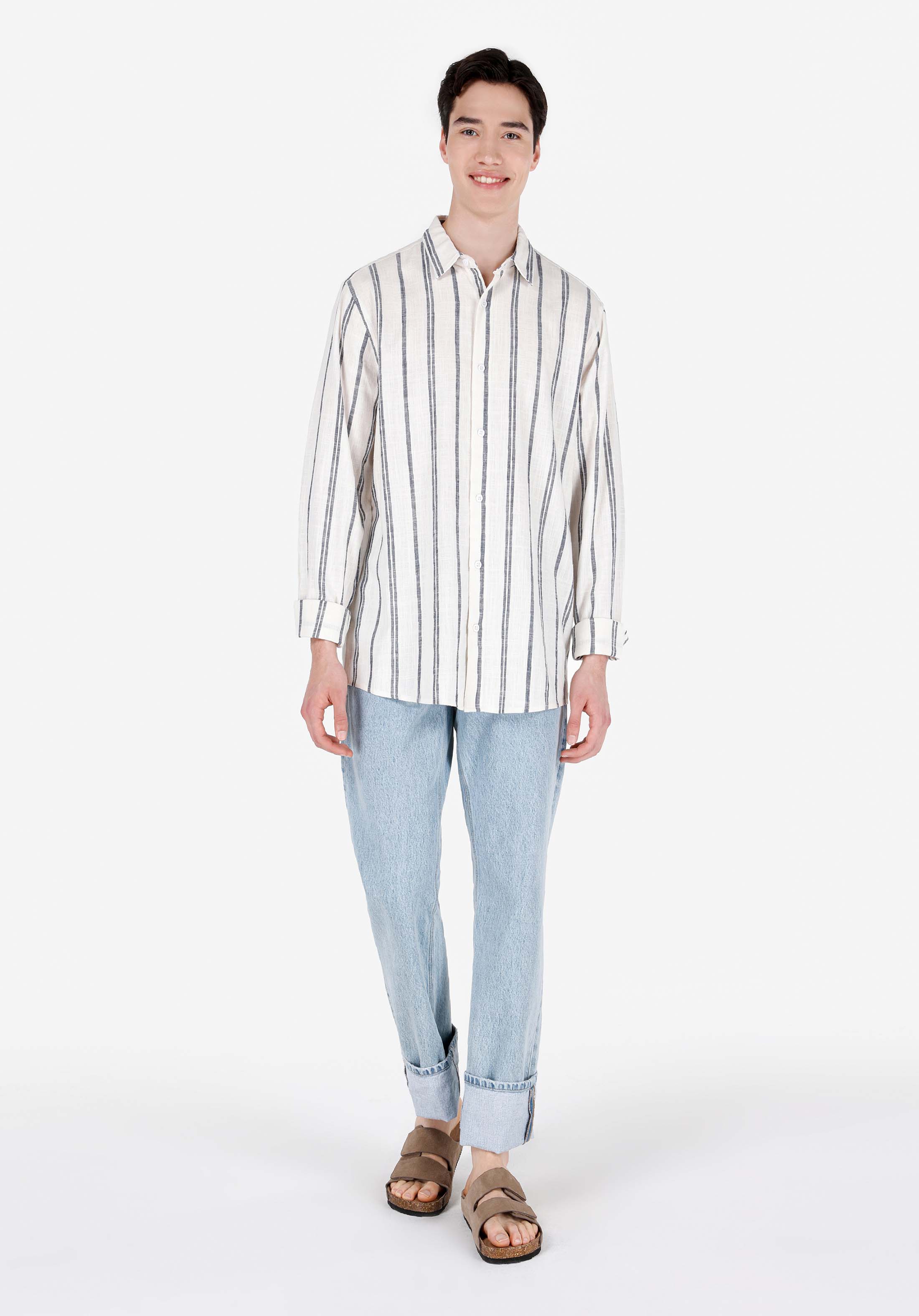 Afișați detalii pentru Camasa Cu Maneca Lunga De Barbati Alb Comfort Fit  Cl1068167