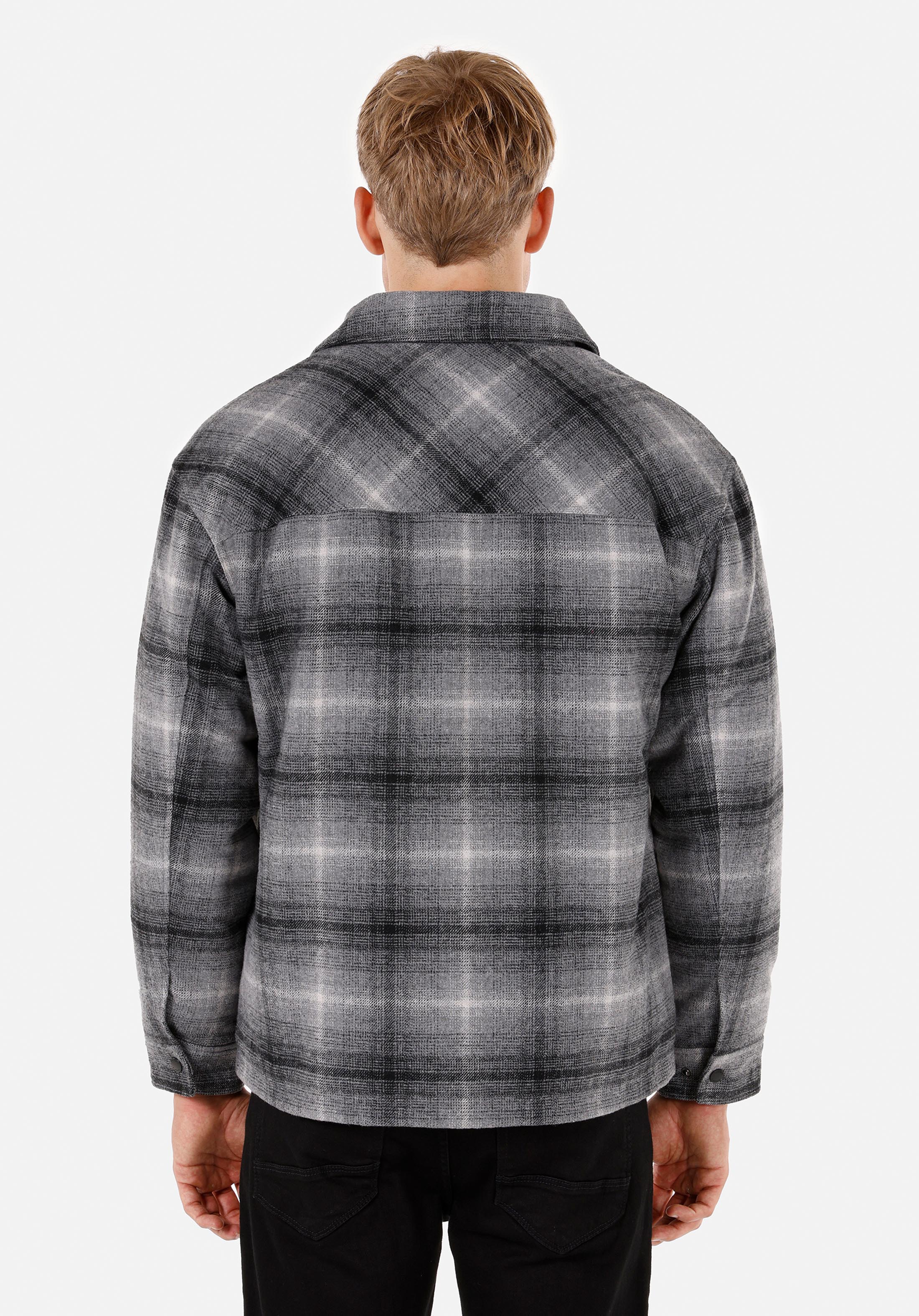 Afișați detalii pentru Palton Gri Pentru Bărbați Regular Fit