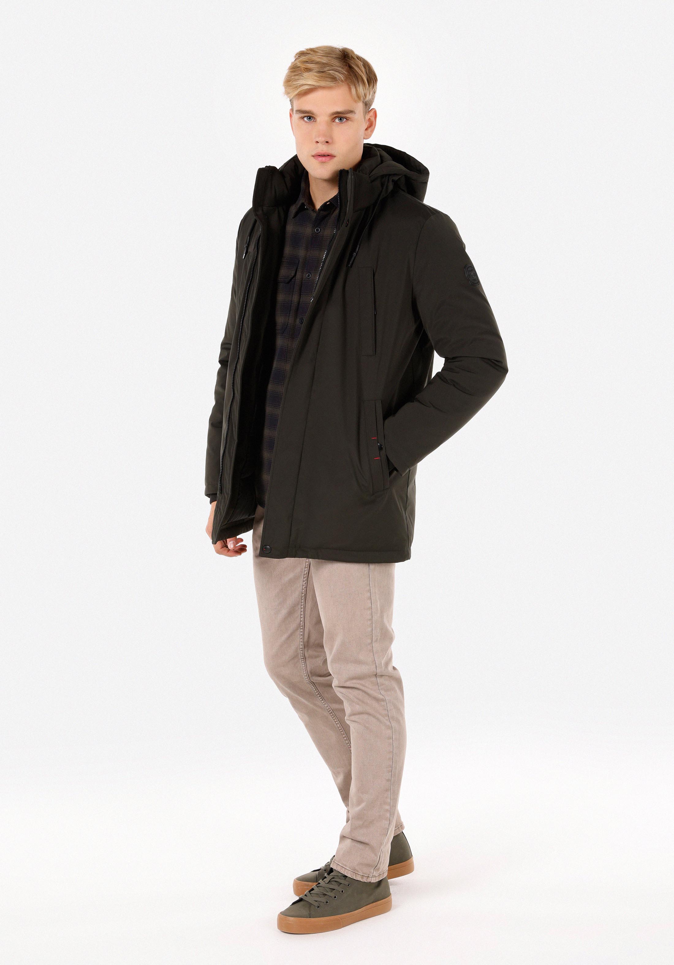 Afișați detalii pentru Jacheta De Barbati Kaki Regular Fit  Cl1071215