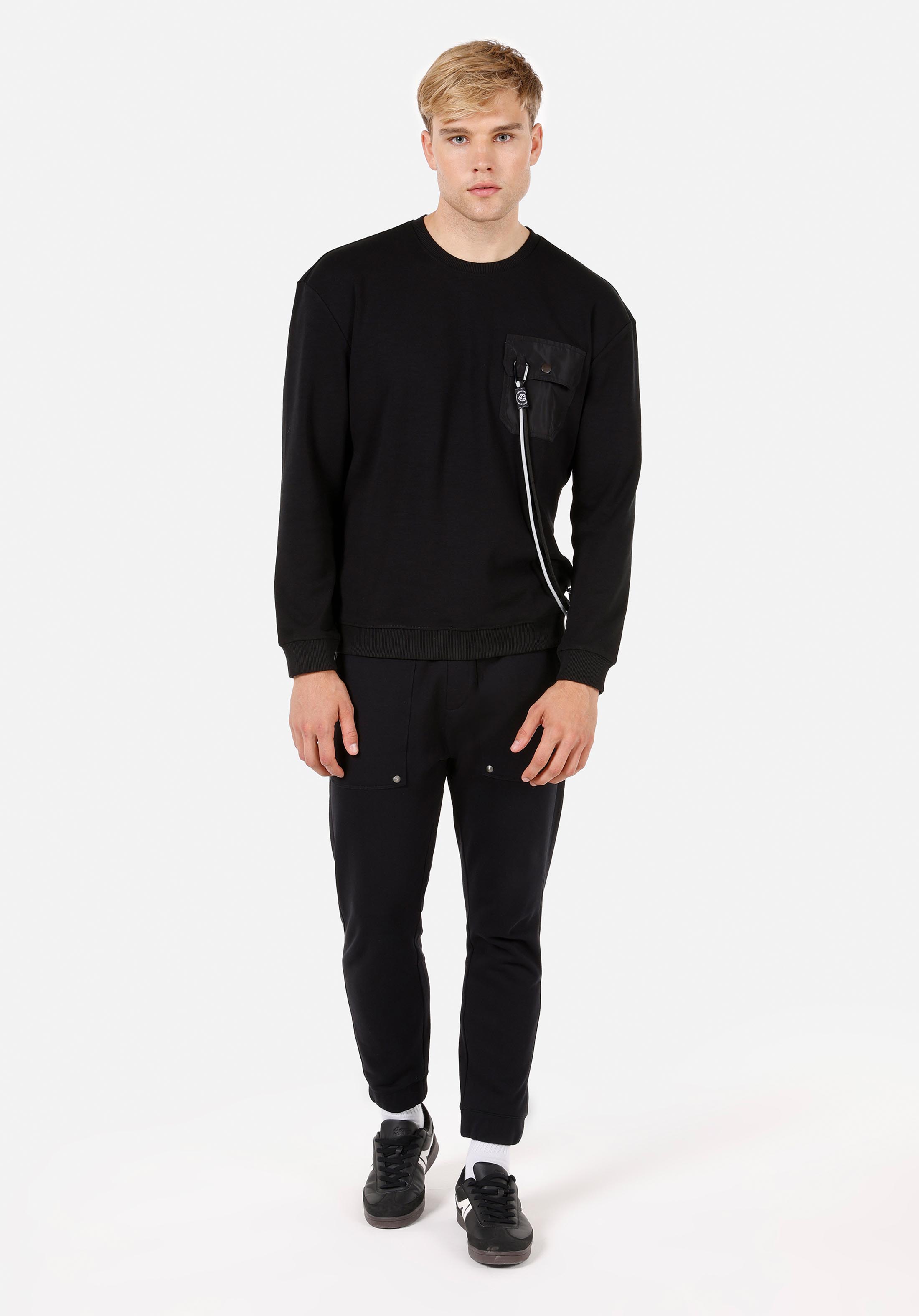 Afișați detalii pentru Hanorac / Bluza De Barbati Negru Comfort Fit  Cl1071222