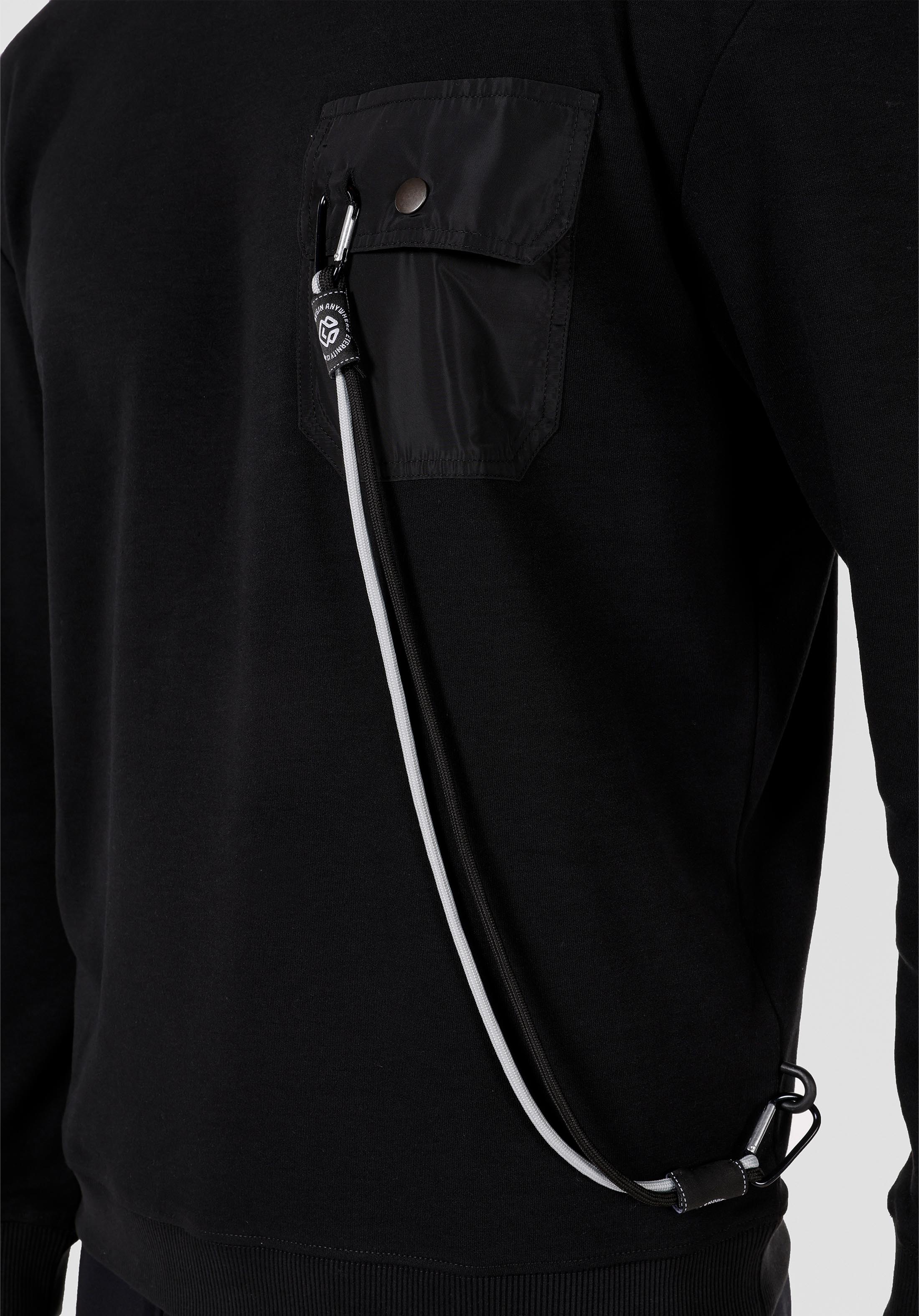 Afișați detalii pentru Hanorac / Bluza De Barbati Negru Comfort Fit  Cl1071222