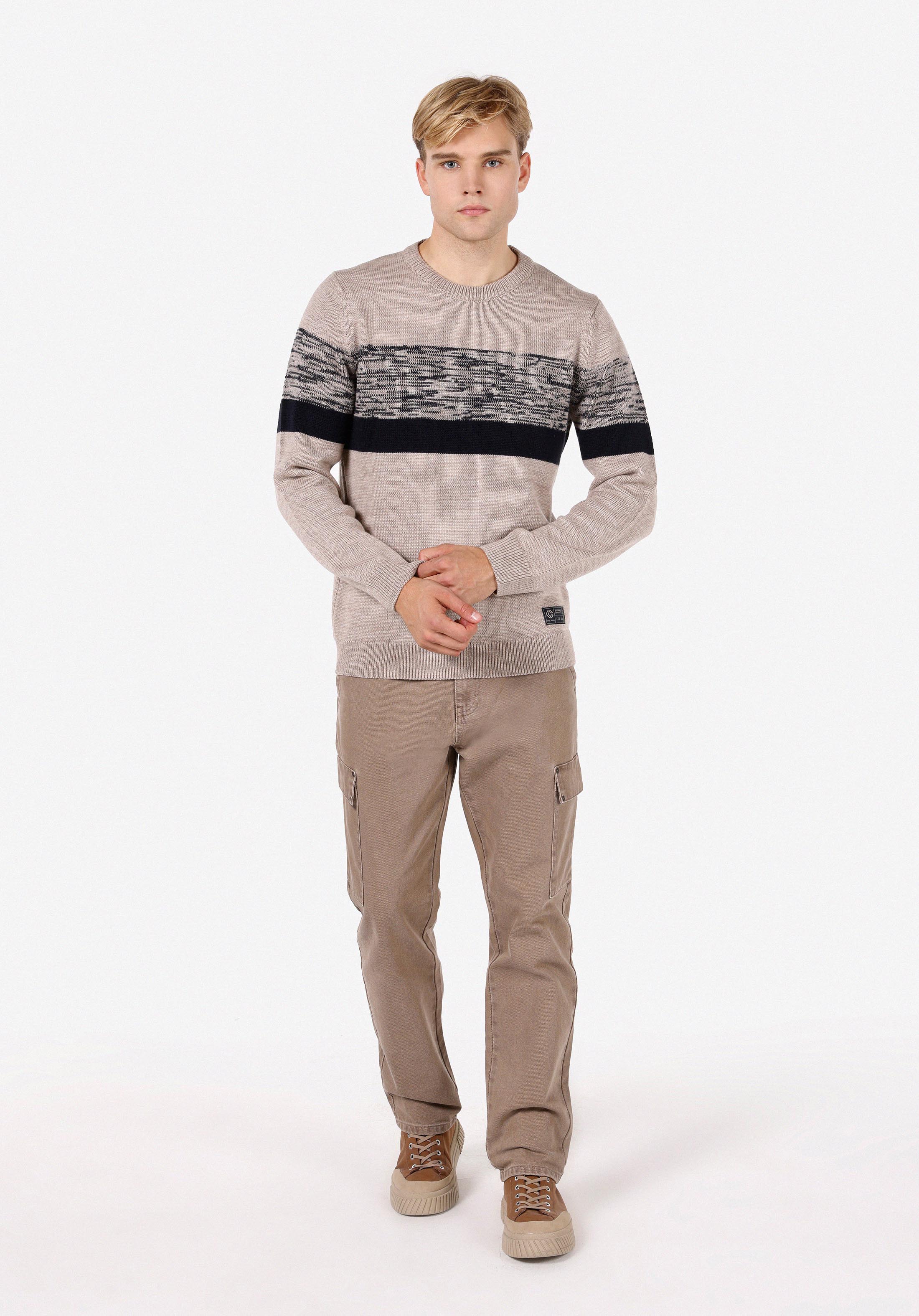 Afișați detalii pentru Pulover De Barbati Bej Regular Fit  Cl1071564