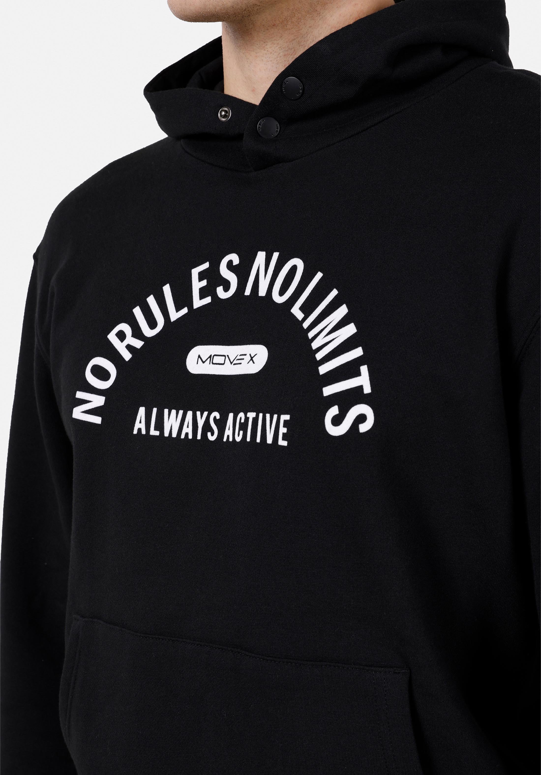 Afișați detalii pentru Hanorac / Bluza De Barbati Negru Comfort Fit  Cl1070964