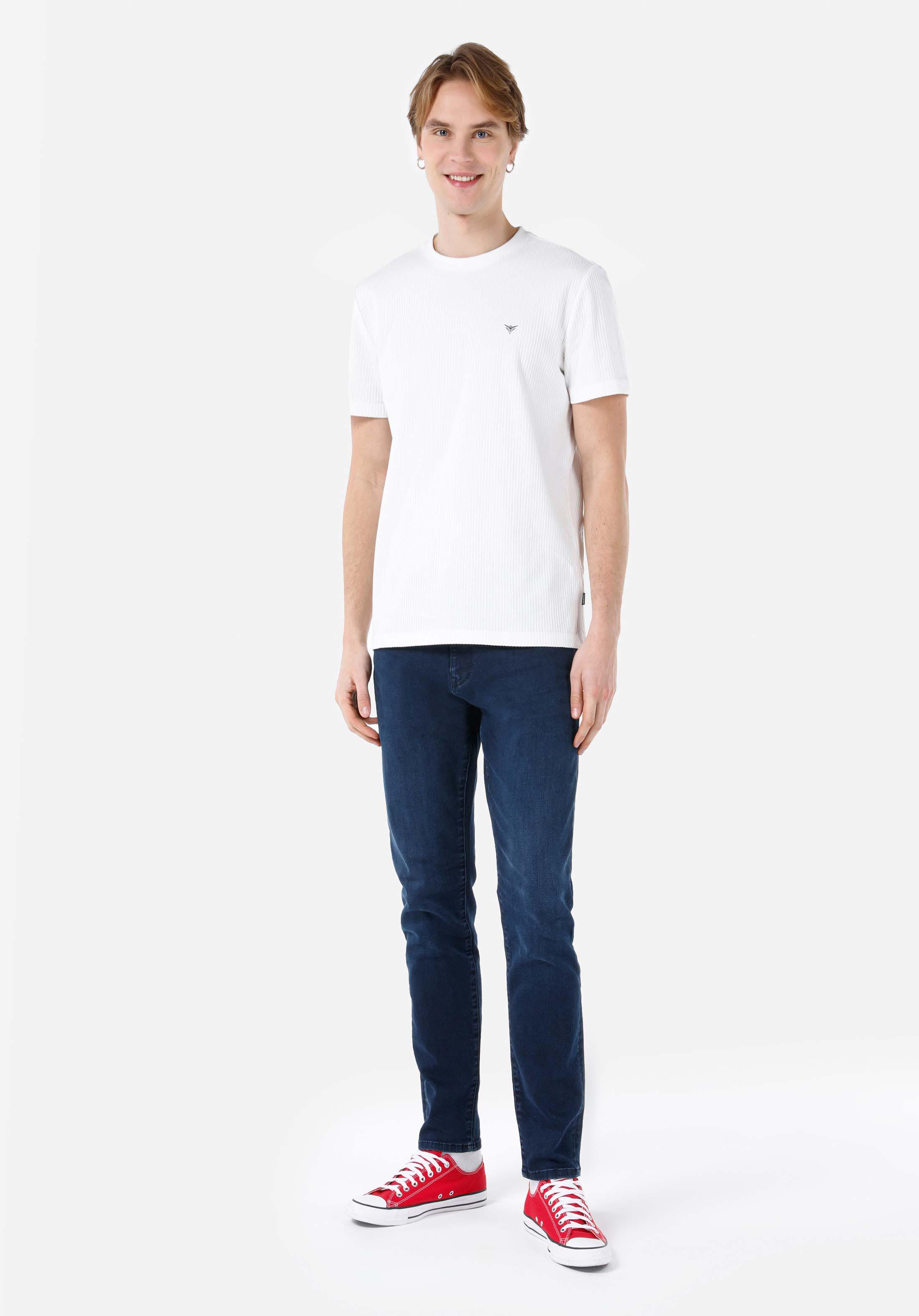 Afișați detalii pentru Slim Fit Talie Joasă Picior Îngust Blugi İndigo Pentru Bărbați