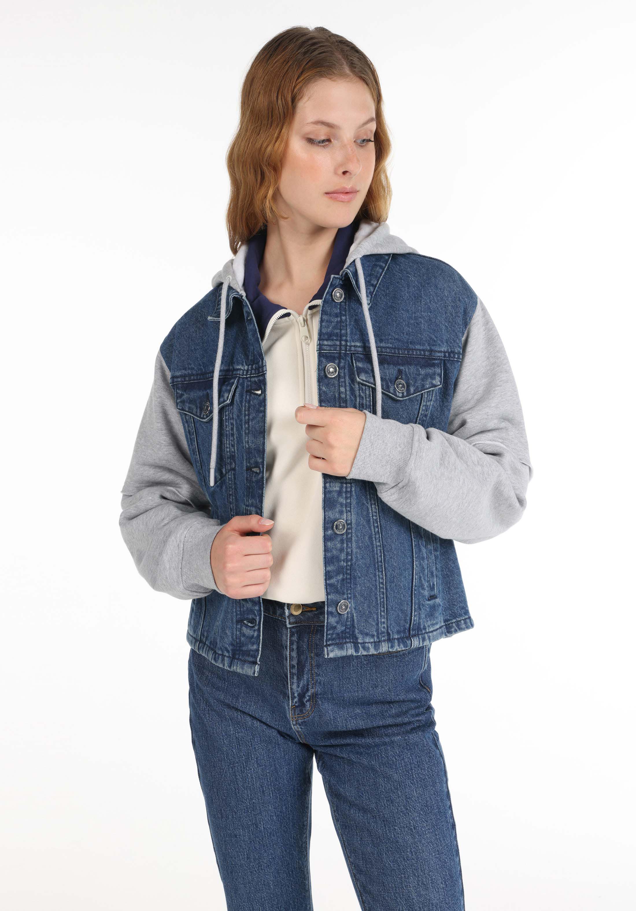 Afișați detalii pentru Jacheta De Dama Denim Oversize Fit  Cl1065542