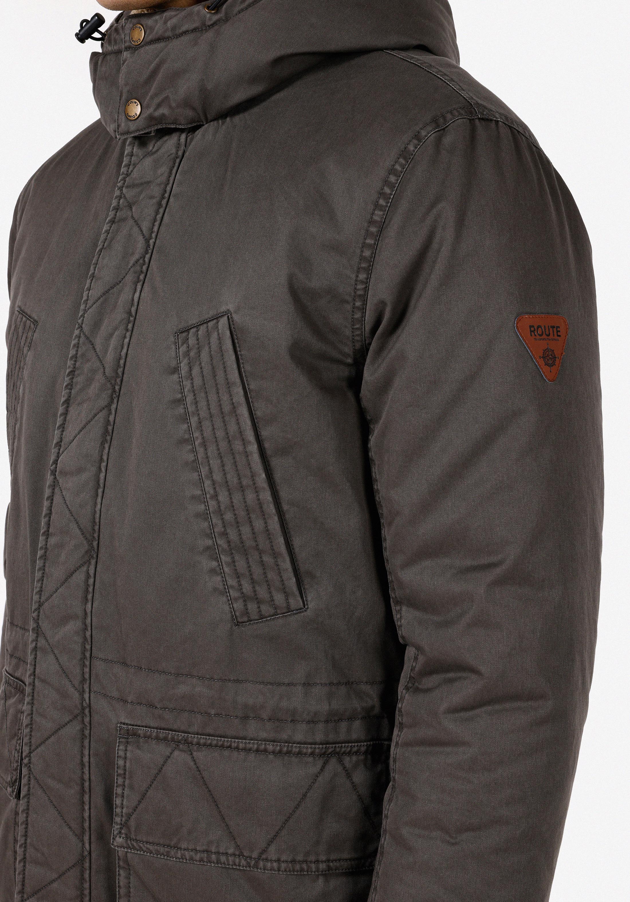 Afișați detalii pentru Palton Verde Pentru Bărbați Regular Fit