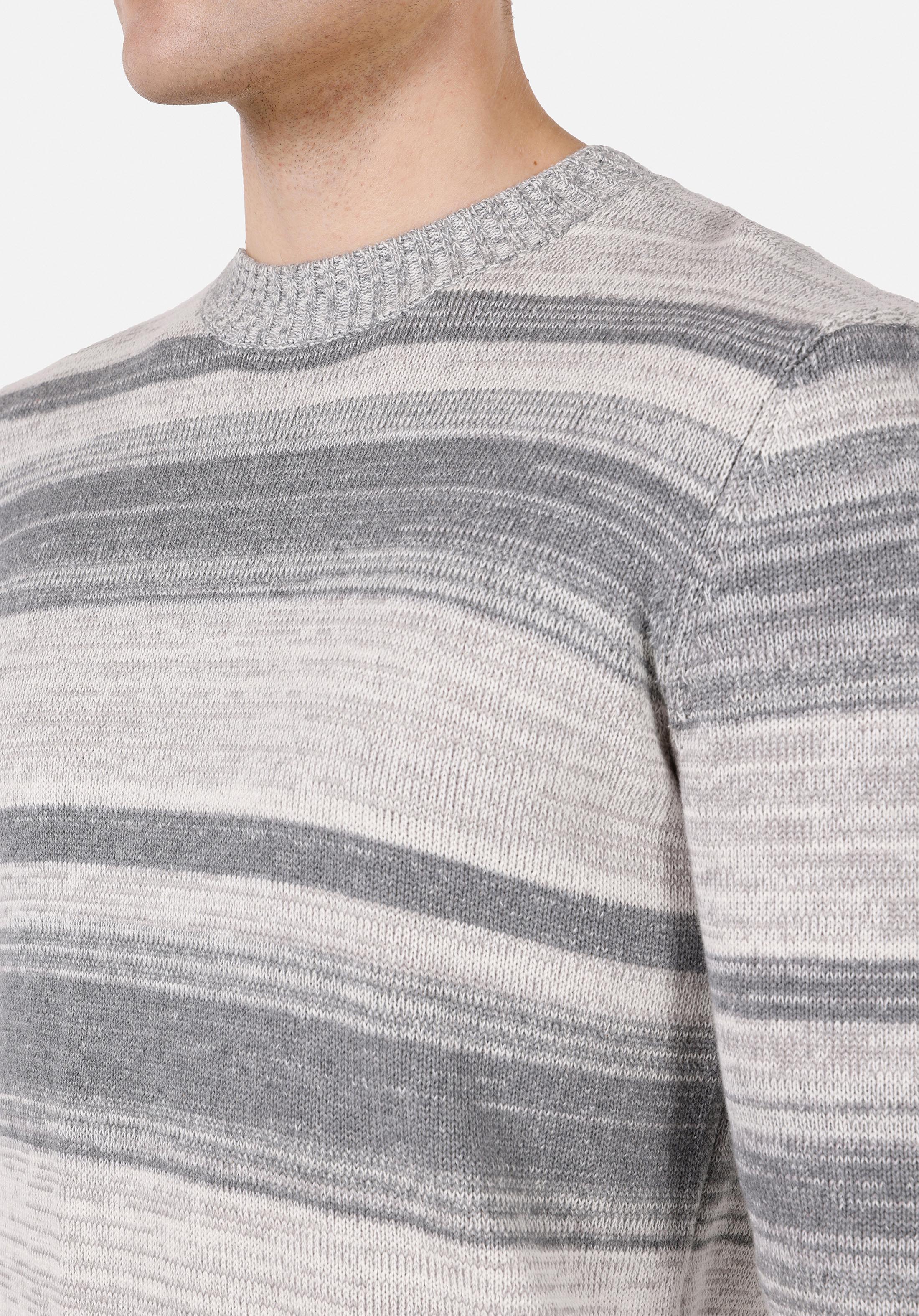 Afișați detalii pentru Pulover De Barbati Gri Regular Fit  Cl1071782