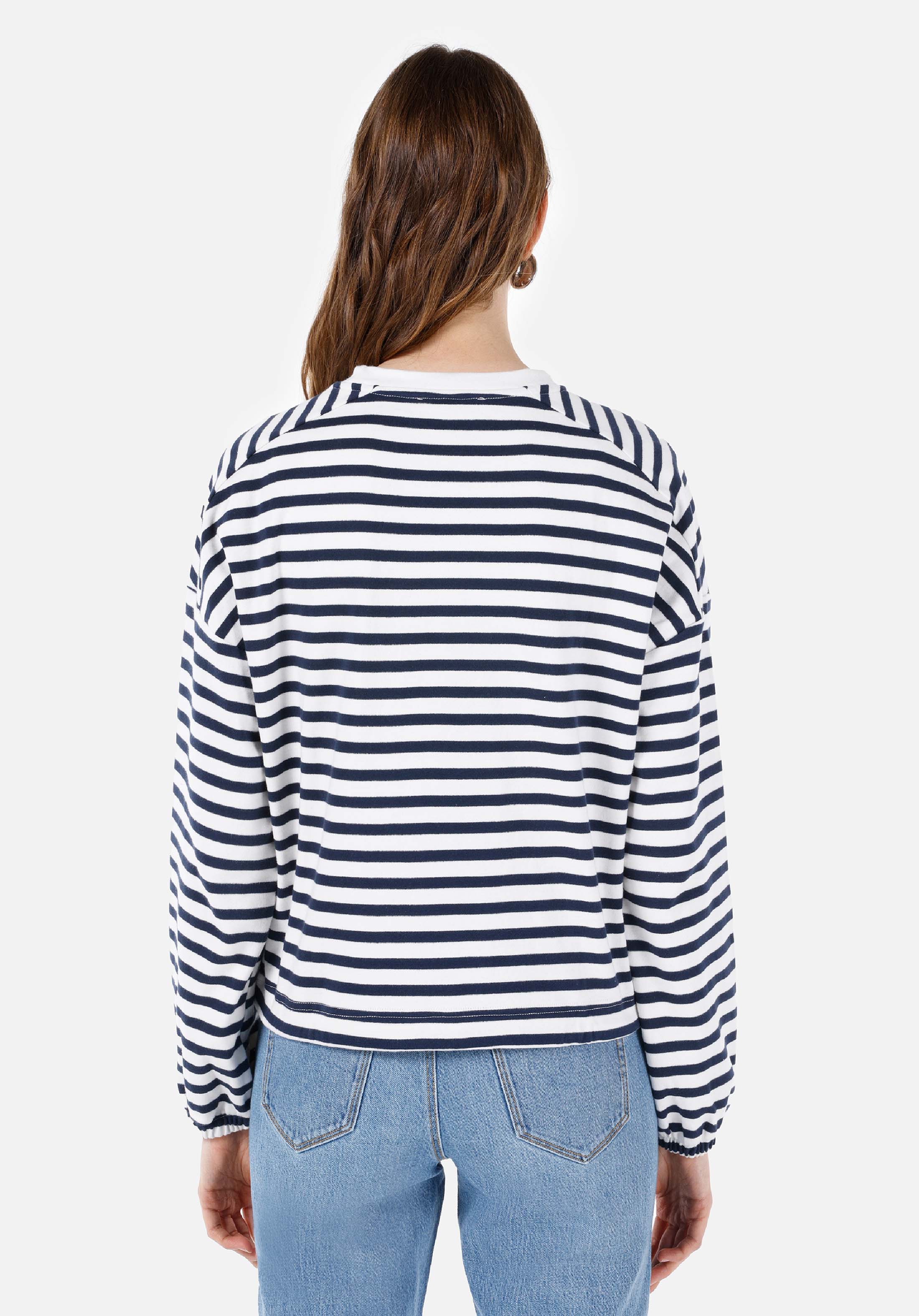 Afișați detalii pentru Tricou Cu Maneca Lunga De Dama Alb Regular Fit  Cl1067271