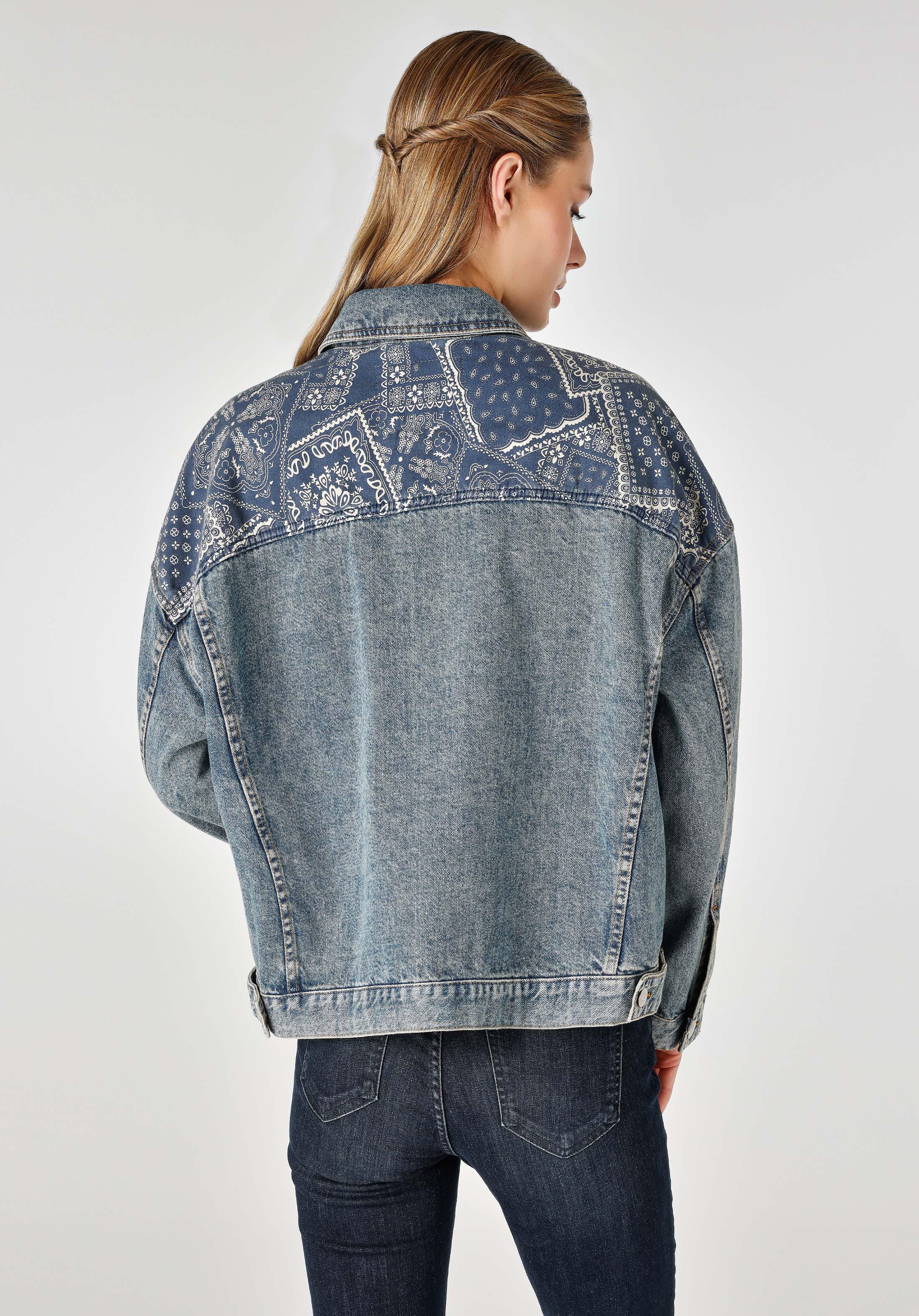 Afișați detalii pentru Jacheta De Dama Denim Oversize Fit  Cl1063510