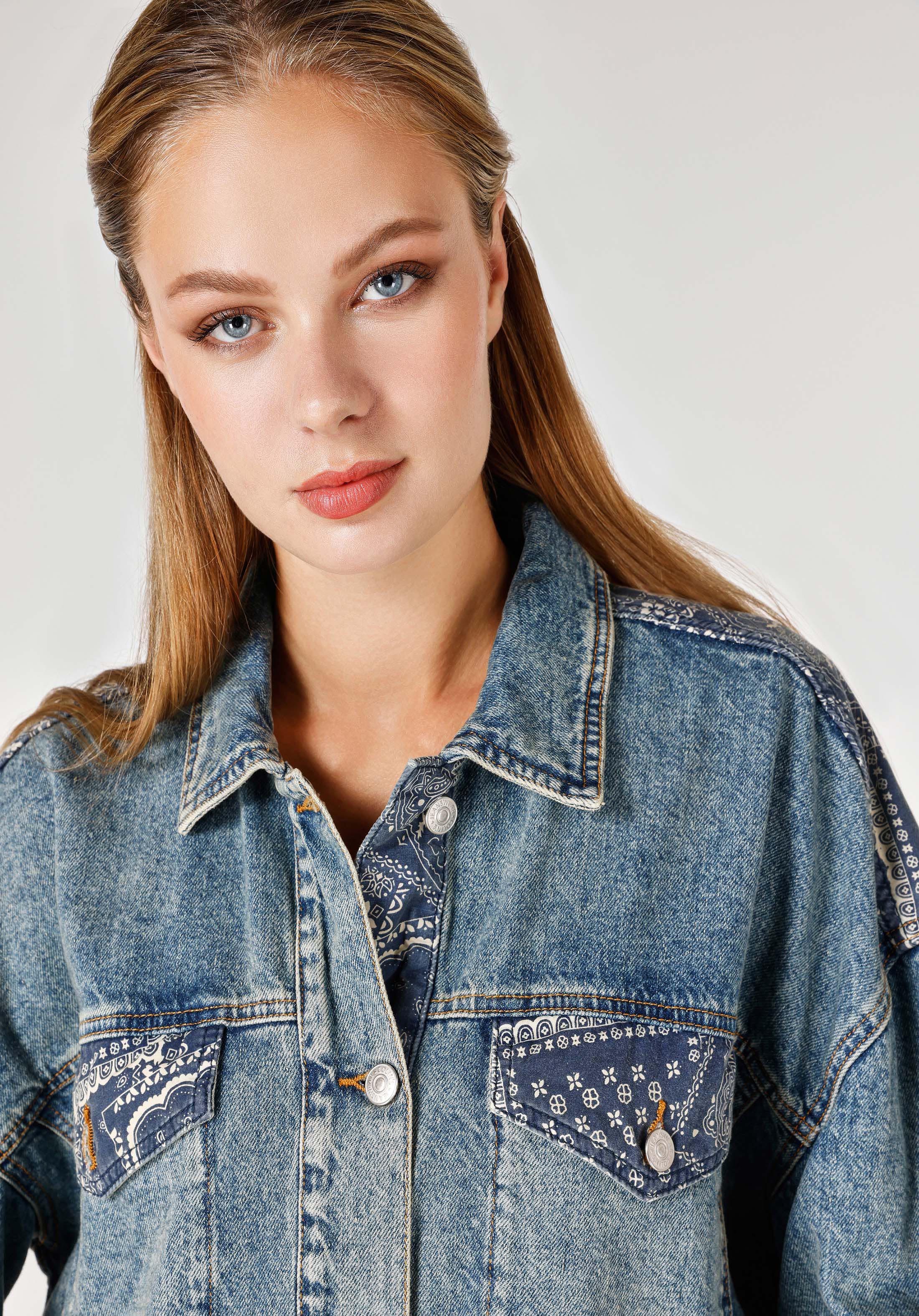 Afișați detalii pentru Jacheta De Dama Denim Oversize Fit  Cl1063510