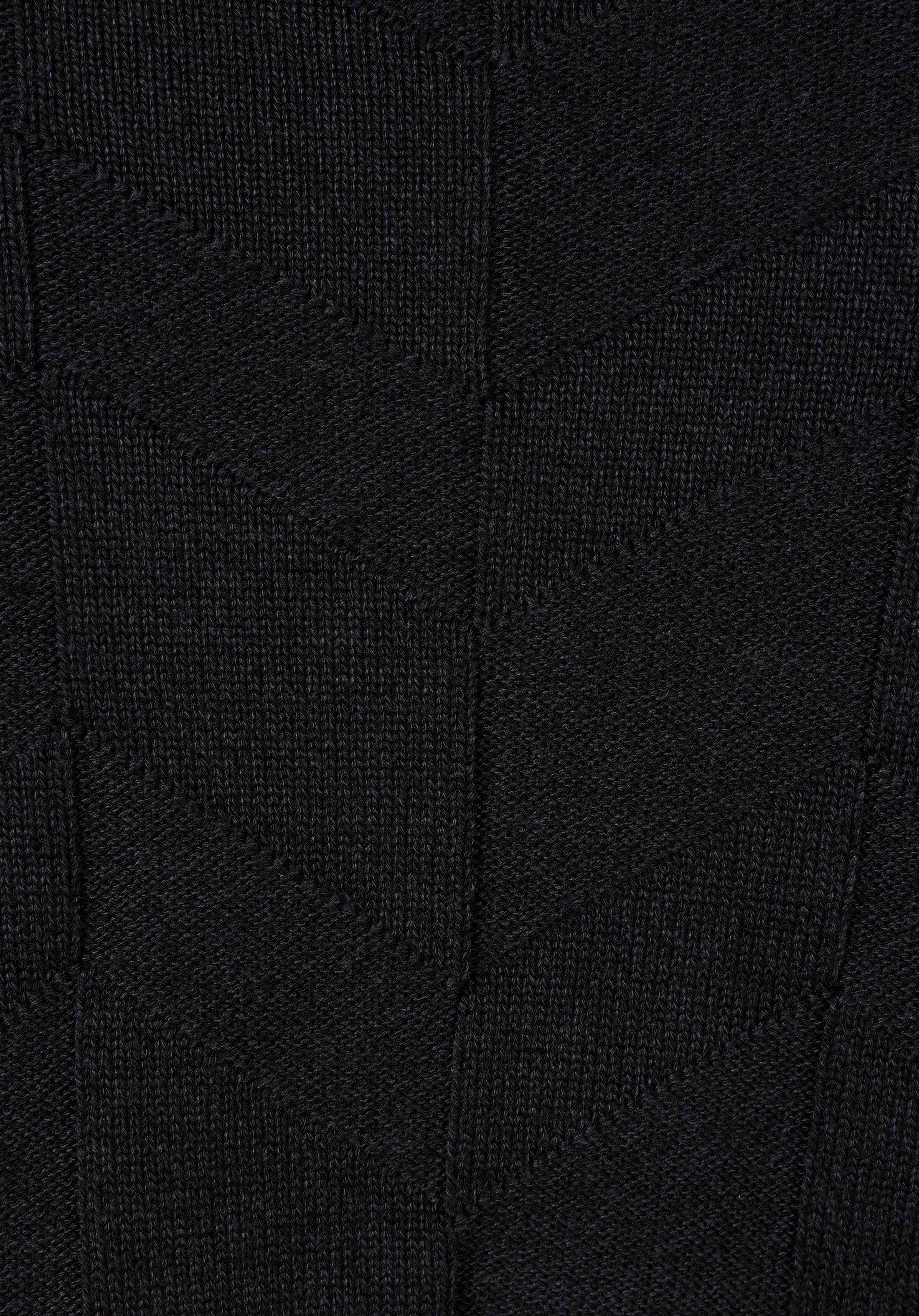 Afișați detalii pentru Pulover Slim Fit Turtle Neck Jacquard Pentru Bărbați Antracit