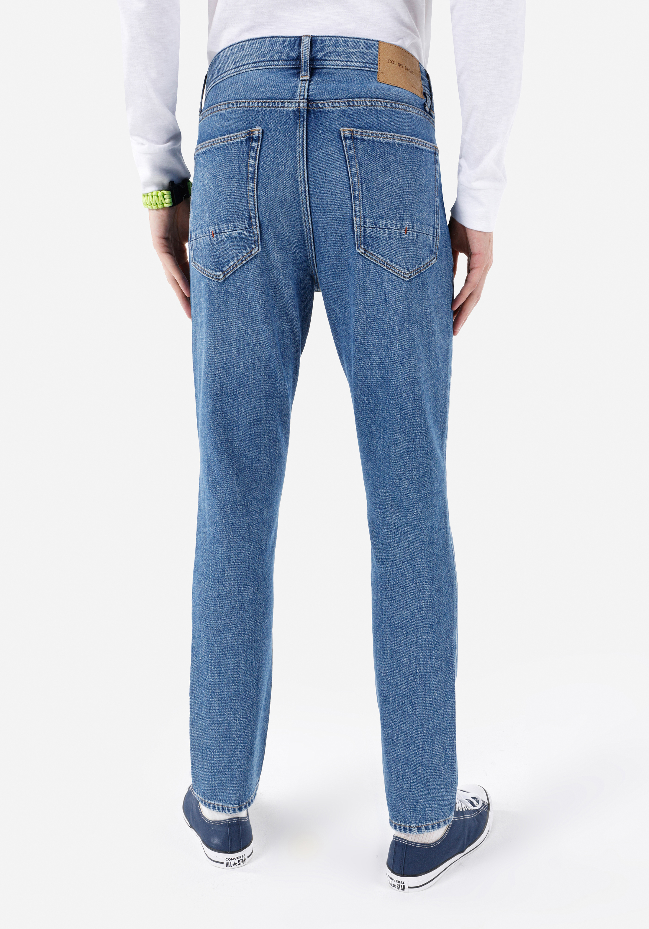 Afișați detalii pentru Pantaloni De Barbati Albastru Regular Fit 067 Jack Cl1069237