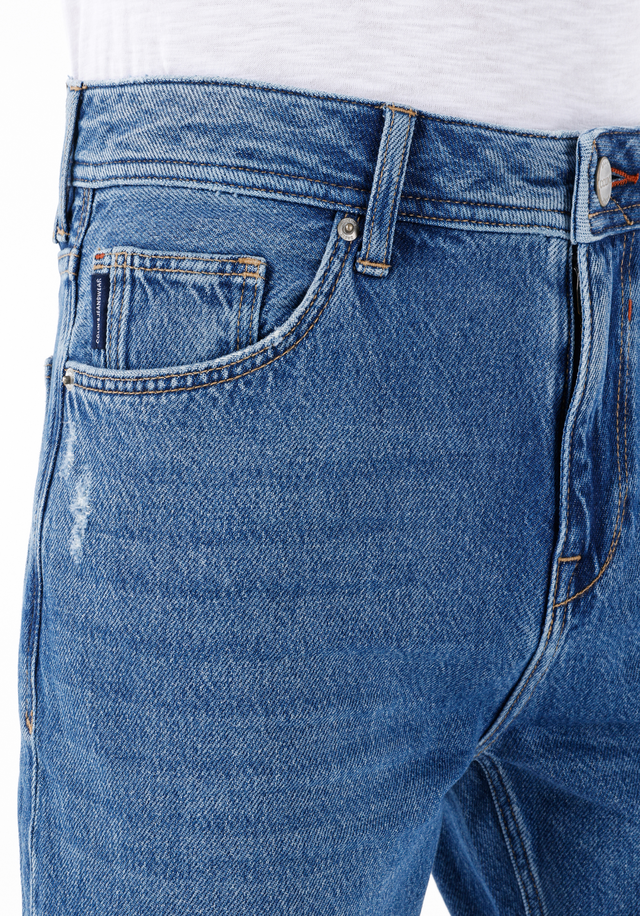 Afișați detalii pentru Pantaloni De Barbati Albastru Regular Fit 067 Jack Cl1069237