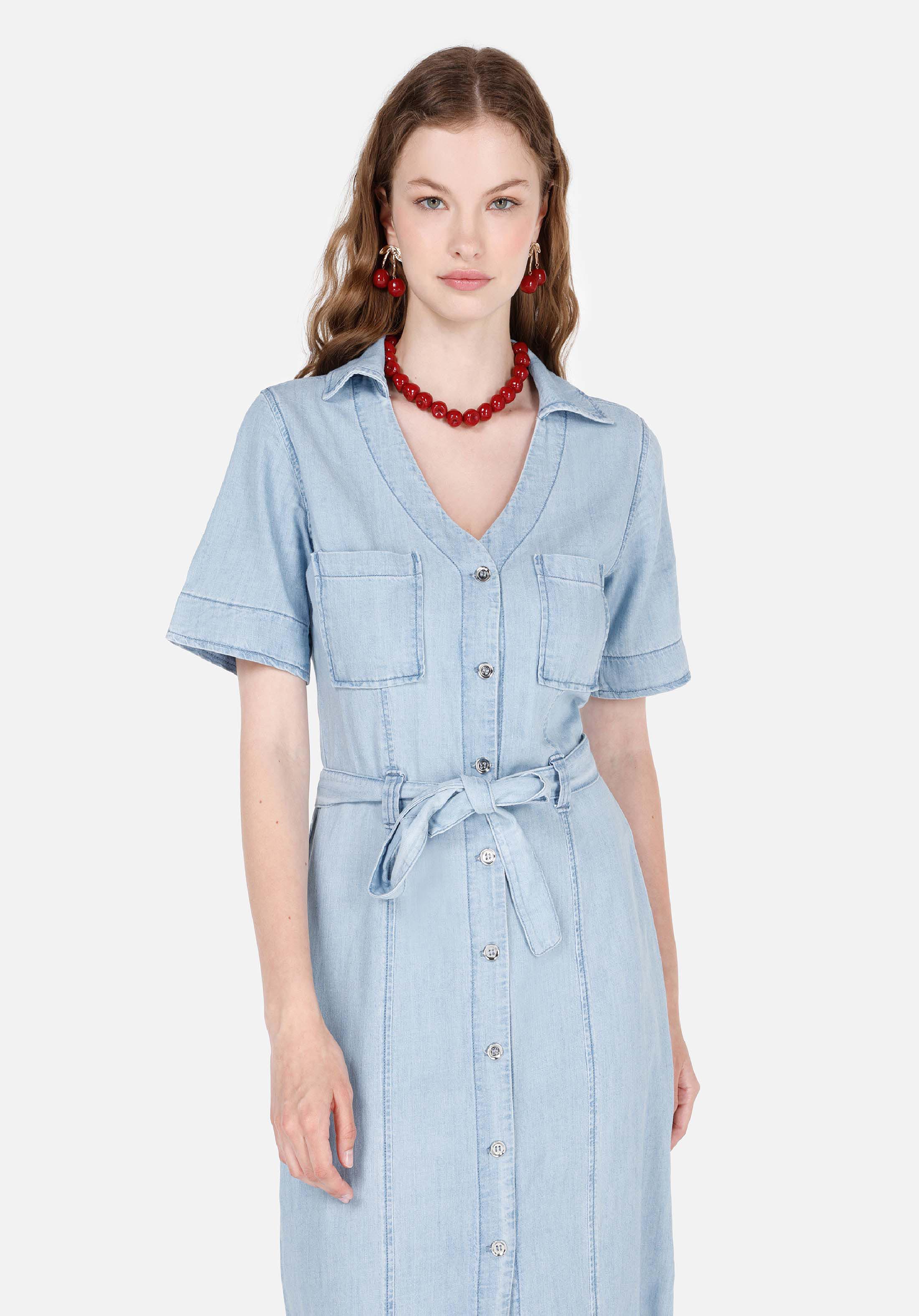 Afișați detalii pentru Rochie Albă Cu Mânecă Scurtă Pentru Femei Slim Fit