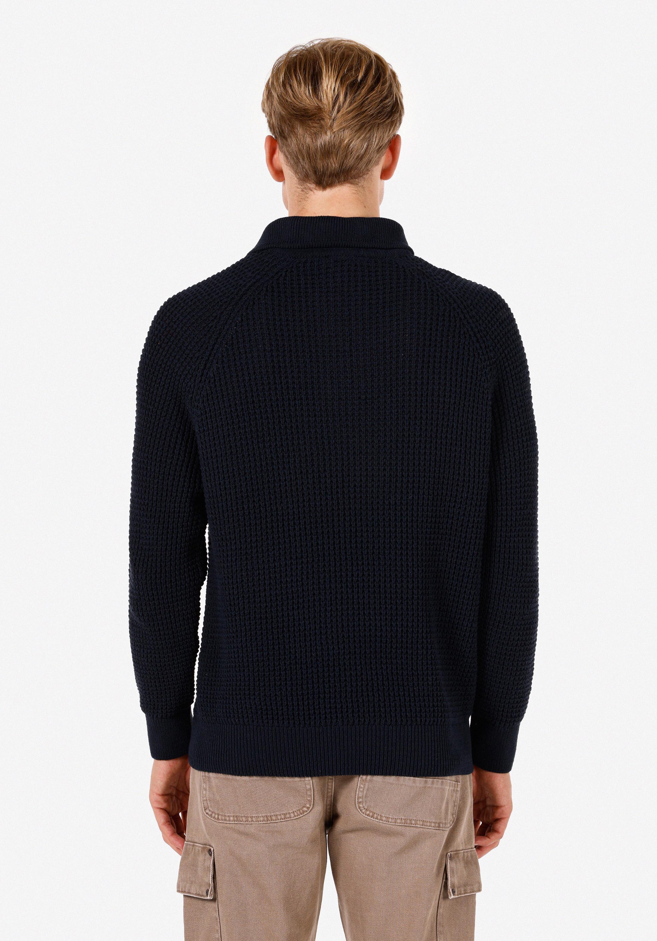 Afișați detalii pentru Pulover De Barbati Albastru Marin Regular Fit  Cl1070028