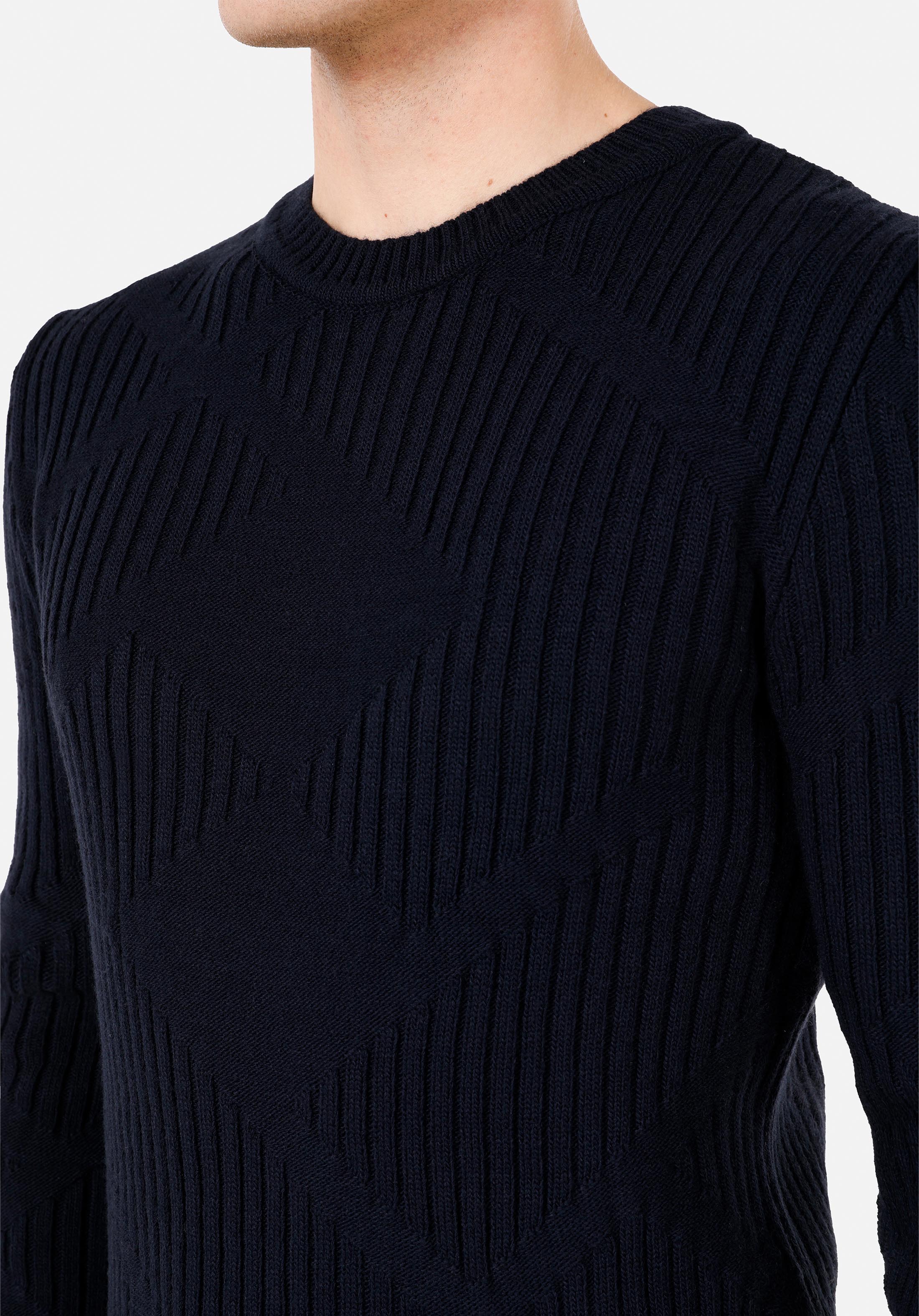 Afișați detalii pentru Pulover De Barbati Albastru Marin Regular Fit  Cl1070081