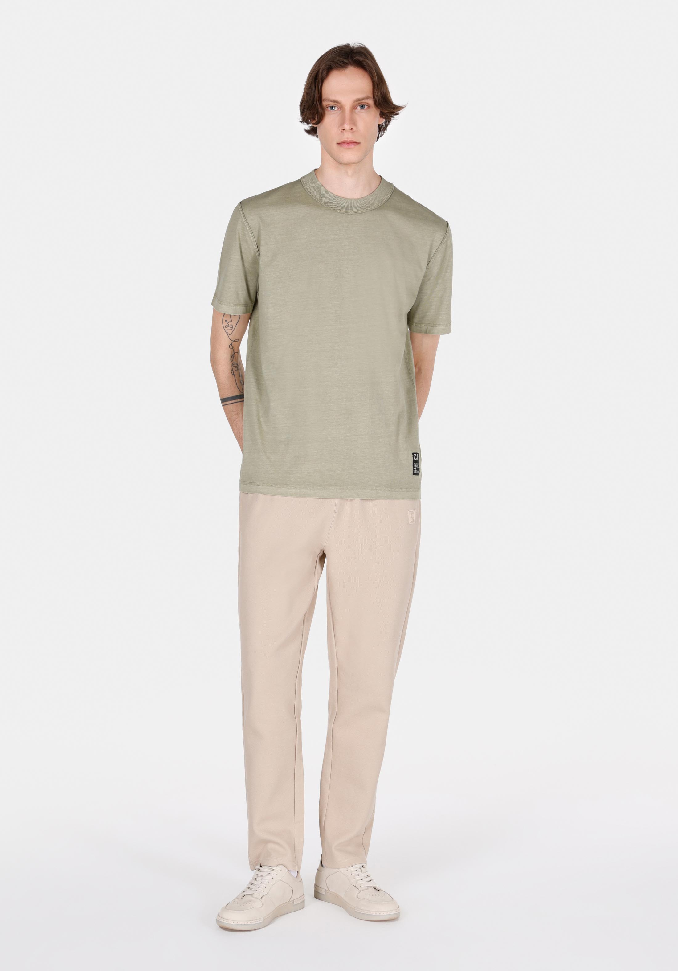 Afișați detalii pentru Tricou Cu Maneca Scurta De Barbati Verde Comfort Fit  Cl1072858