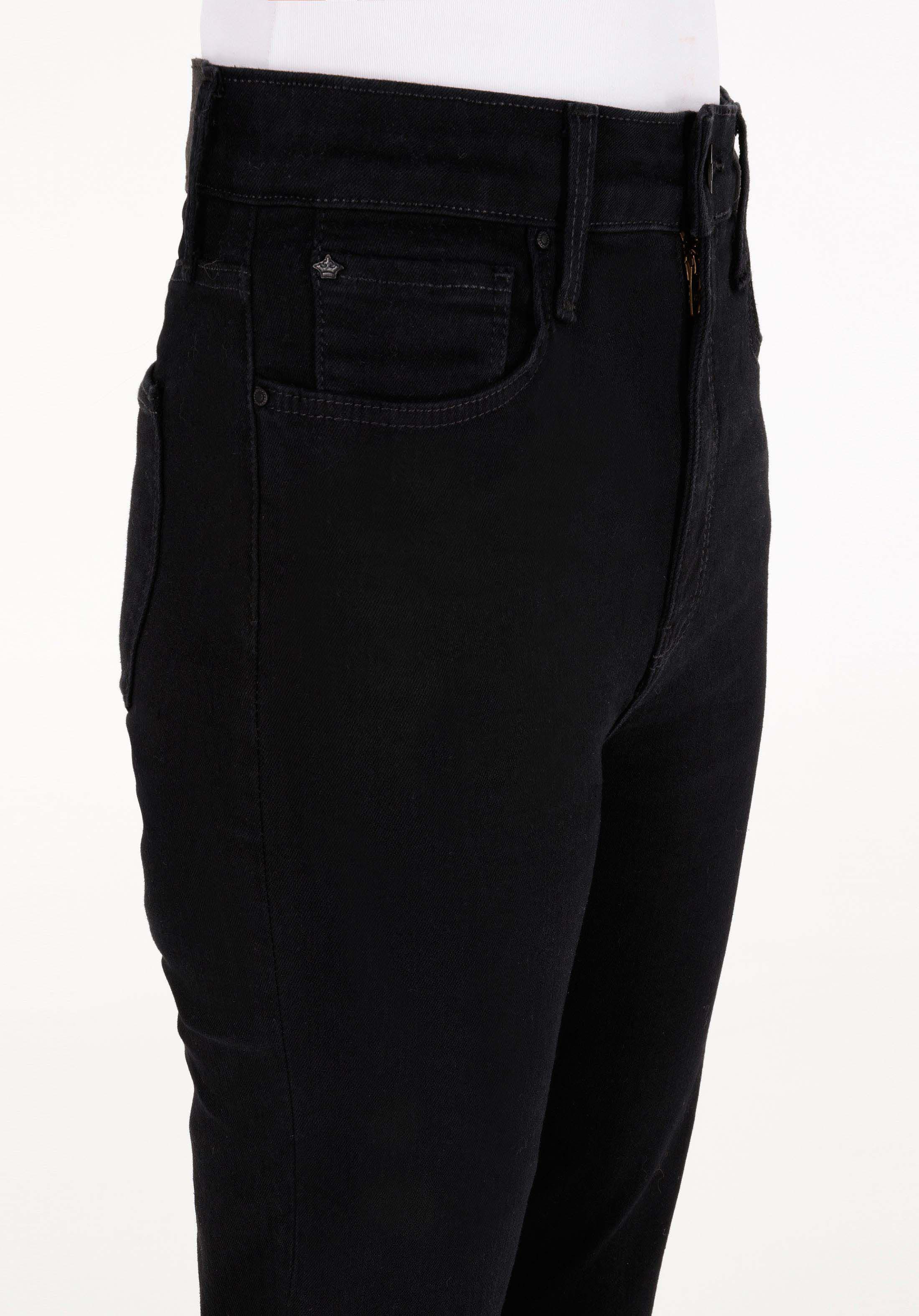 Afișați detalii pentru Regular Fit Mid Waist Bootcut Blugi Din Denim Pentru Femei