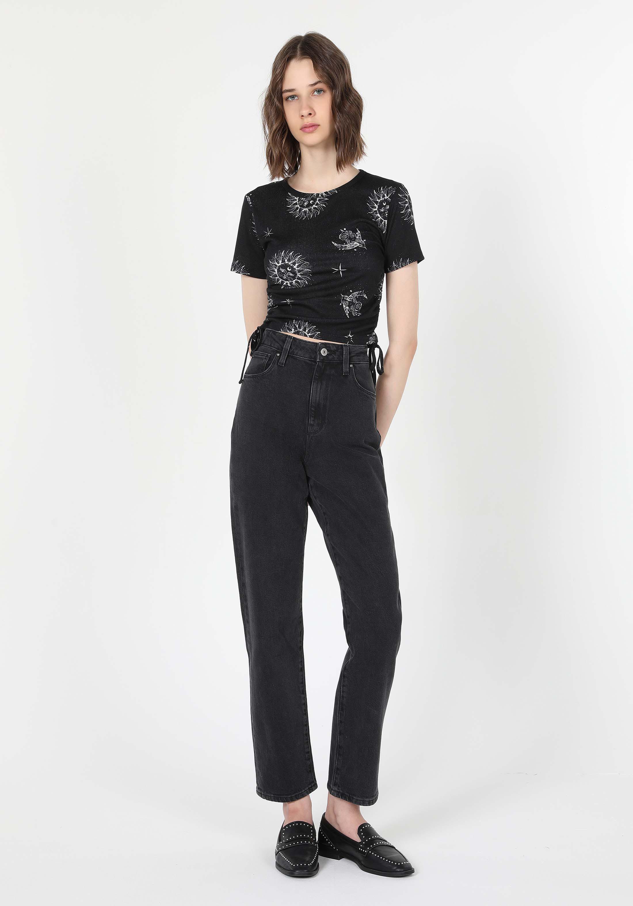 Afișați detalii pentru Pantaloni De Dama Denim Straight Fit 884 Lauren Cl1060460