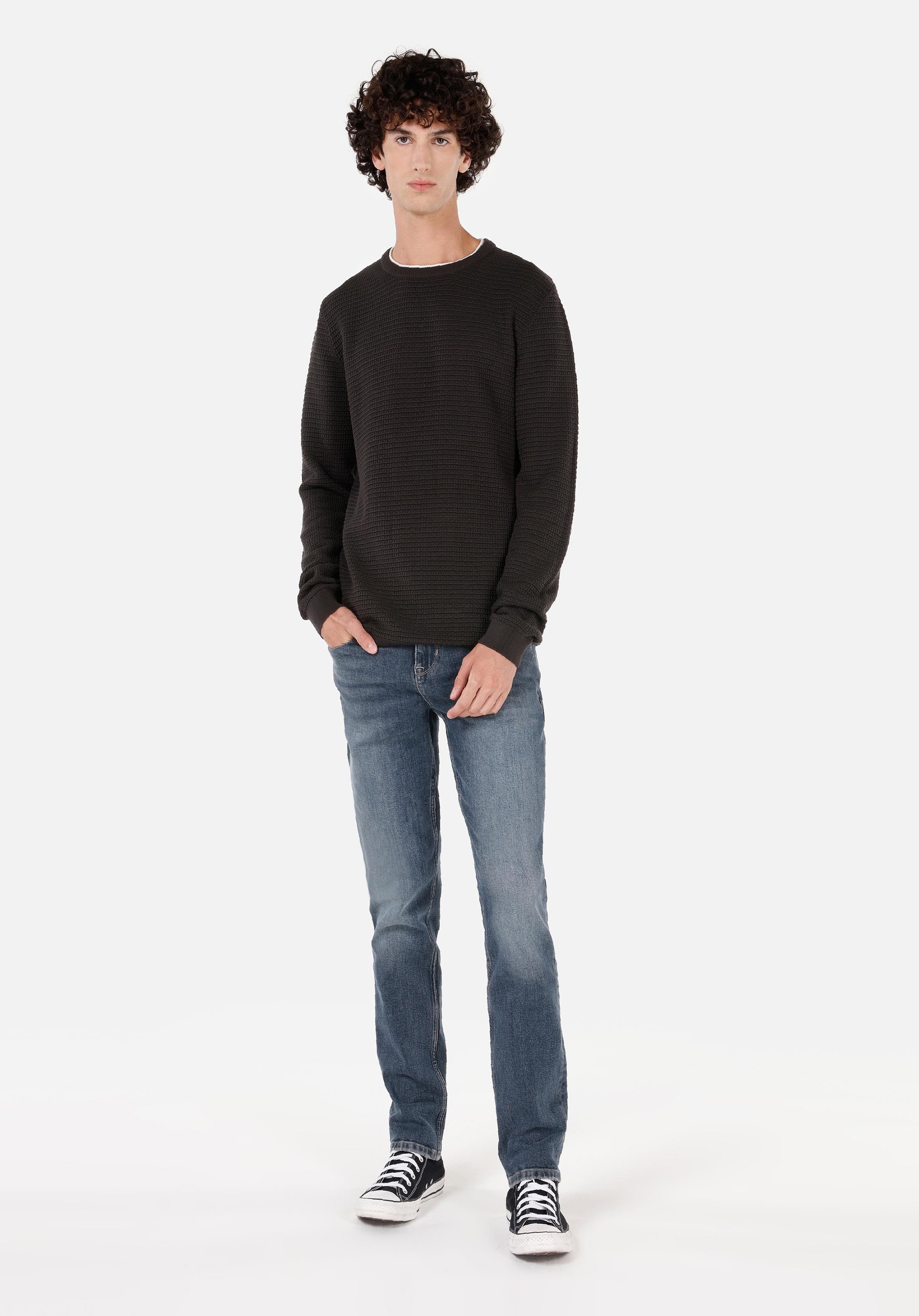 Afișați detalii pentru Pulover De Barbati Antracit Regular Fit  Cl1071672