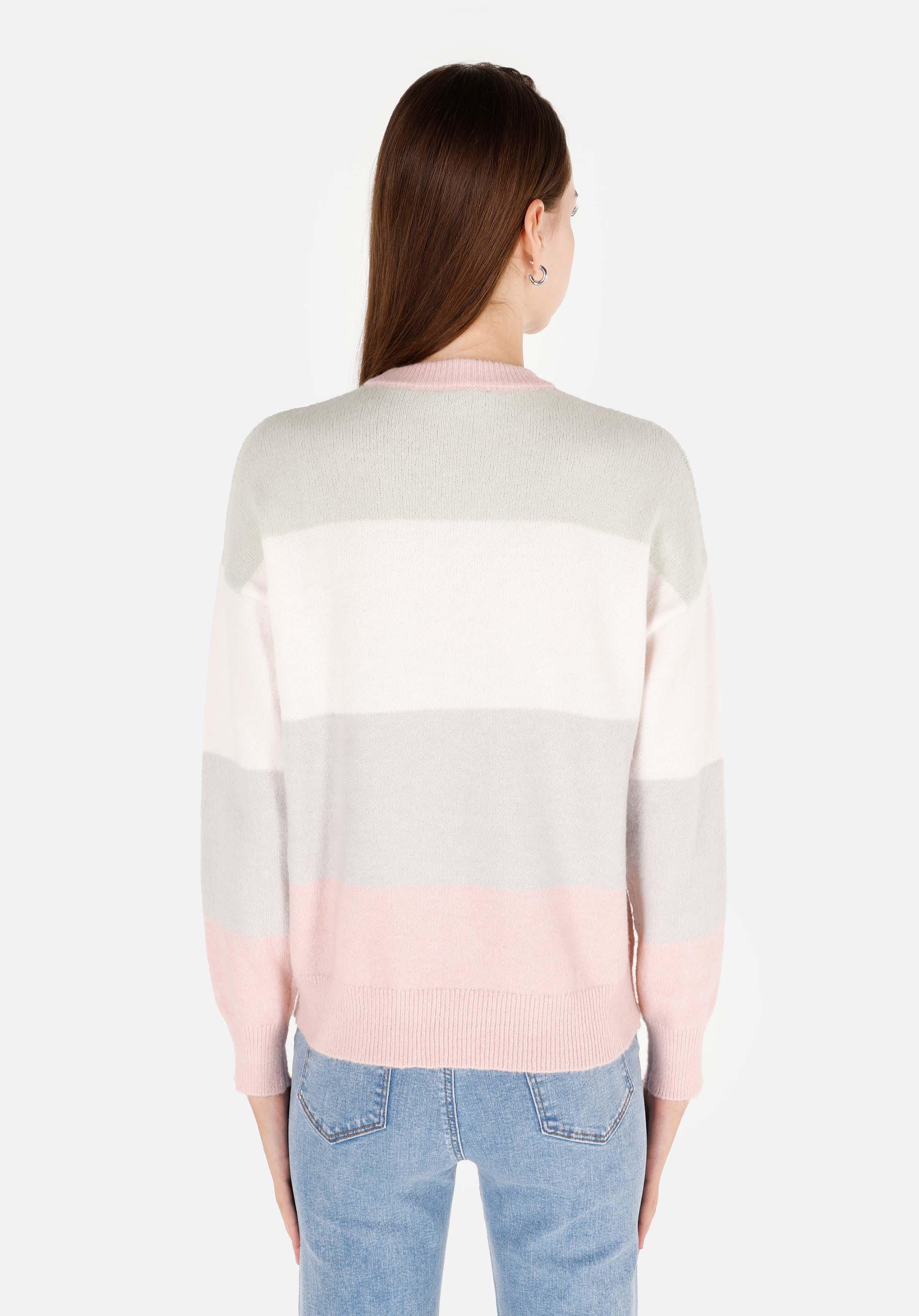 Afișați detalii pentru Pulover Multicolor Pentru Femei Cu Gât Rotund Regular Fit