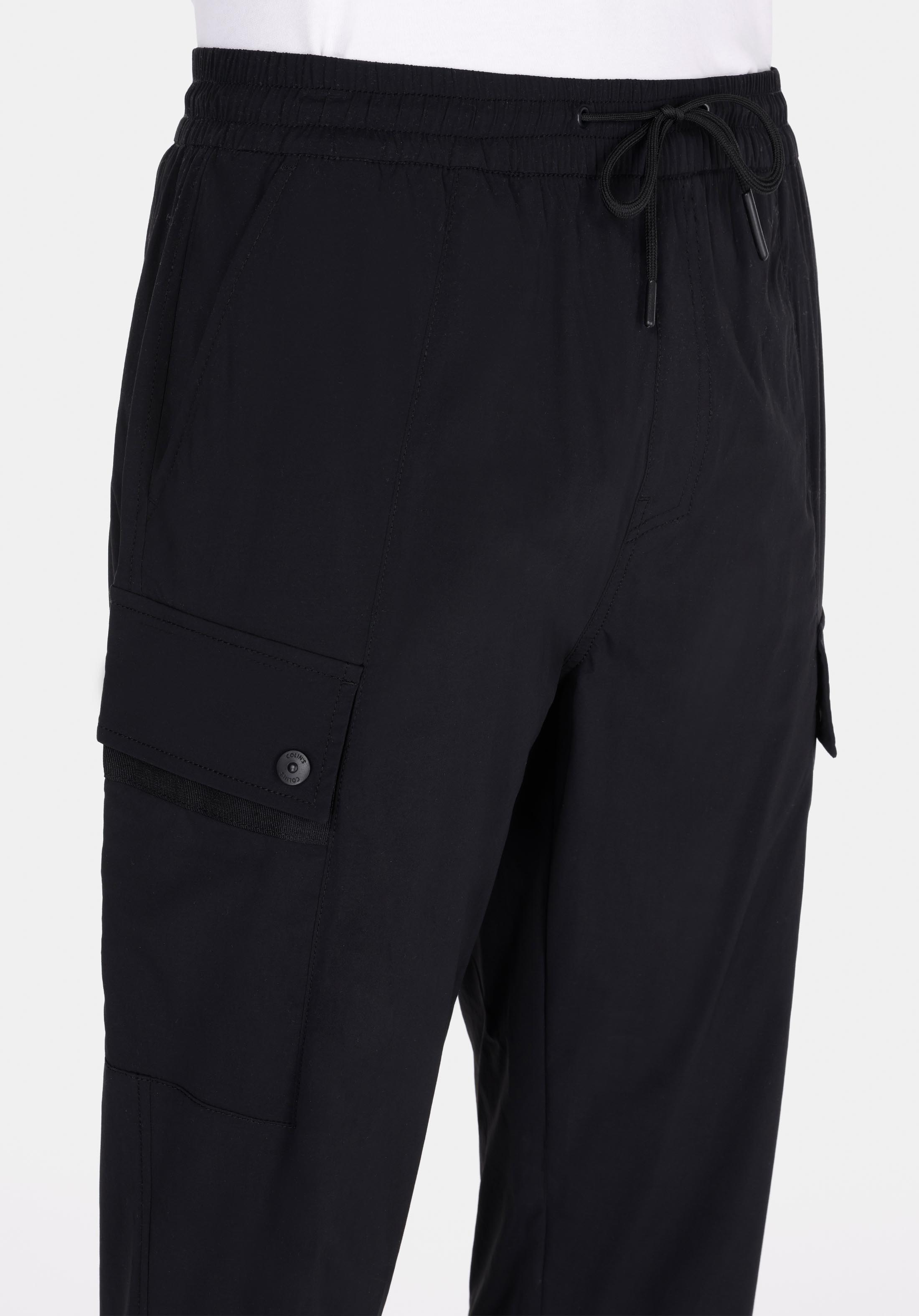 Afișați detalii pentru Pantaloni De Barbati Negru Slim Fit  Cl1073571