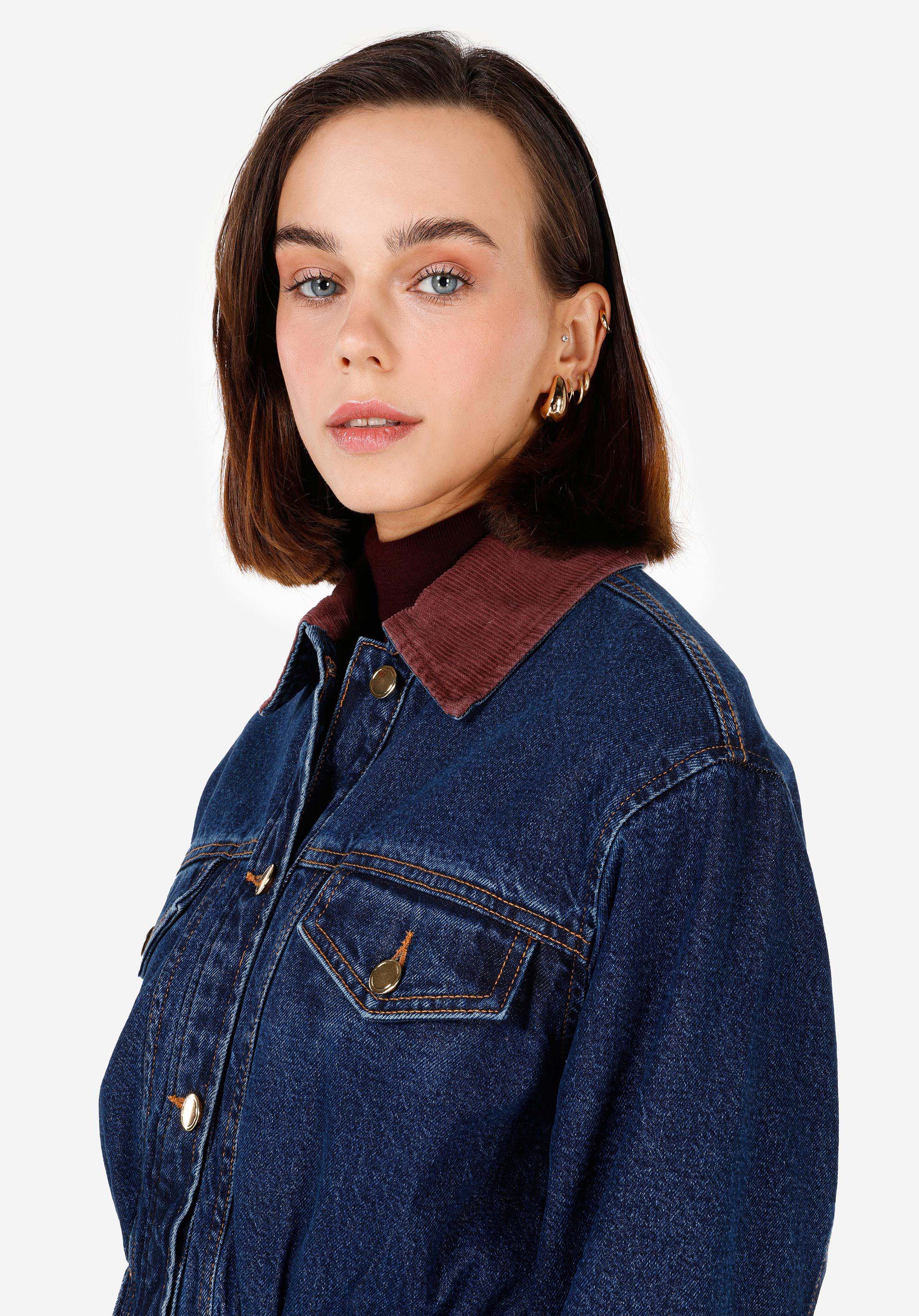 Afișați detalii pentru Jacheta De Dama Albastru Inchis Slim Fit  Cl1070716