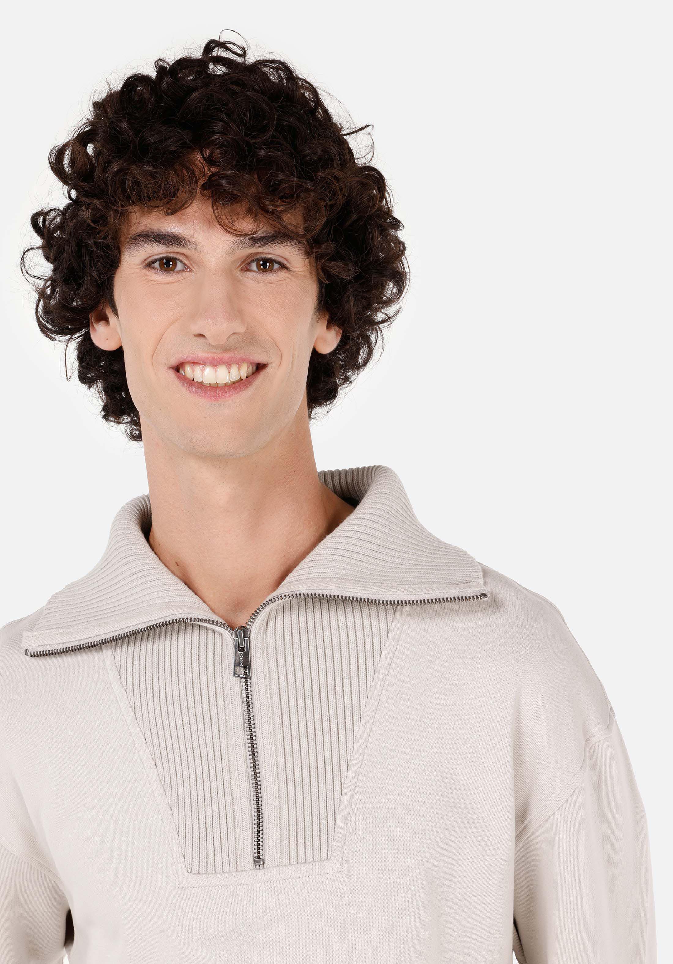 Afișați detalii pentru Hanorac / Bluza De Barbati Alb Comfort Fit  Cl1071231