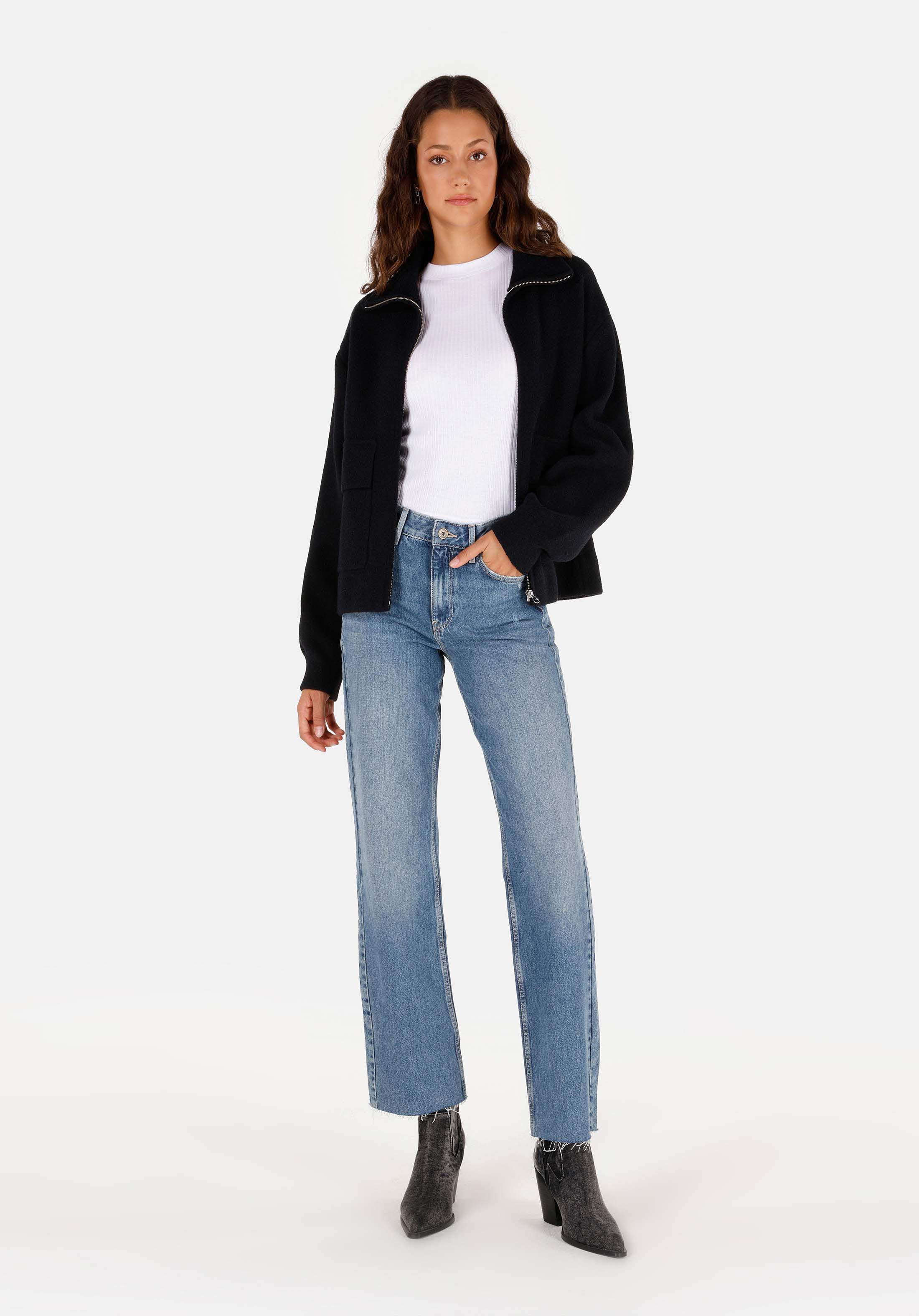 Afișați detalii pentru Cardigan De Dama Negru Regular Fit  Cl1071233