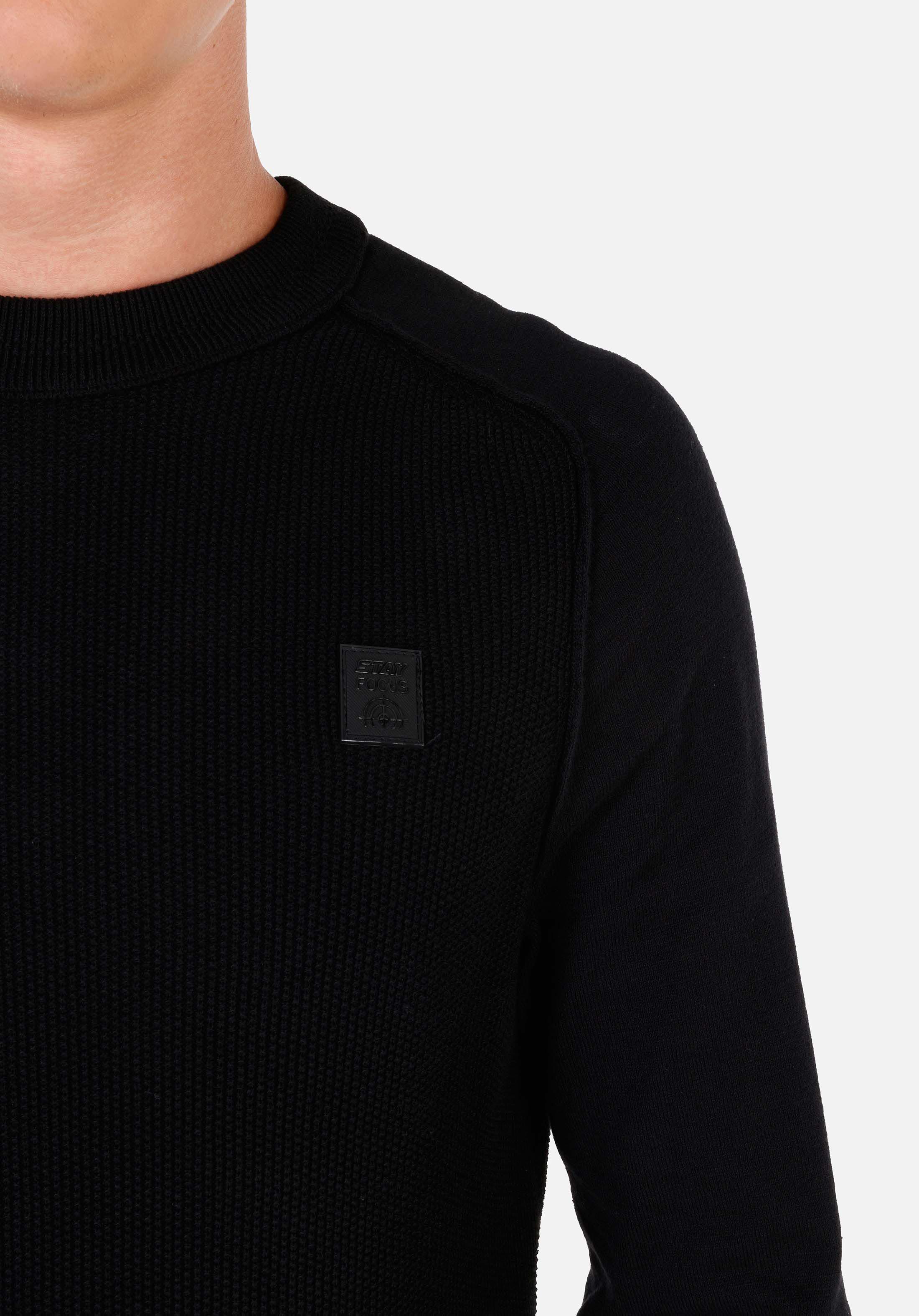 Afișați detalii pentru Pulover De Barbati Negru Slim Fit  Cl1071309