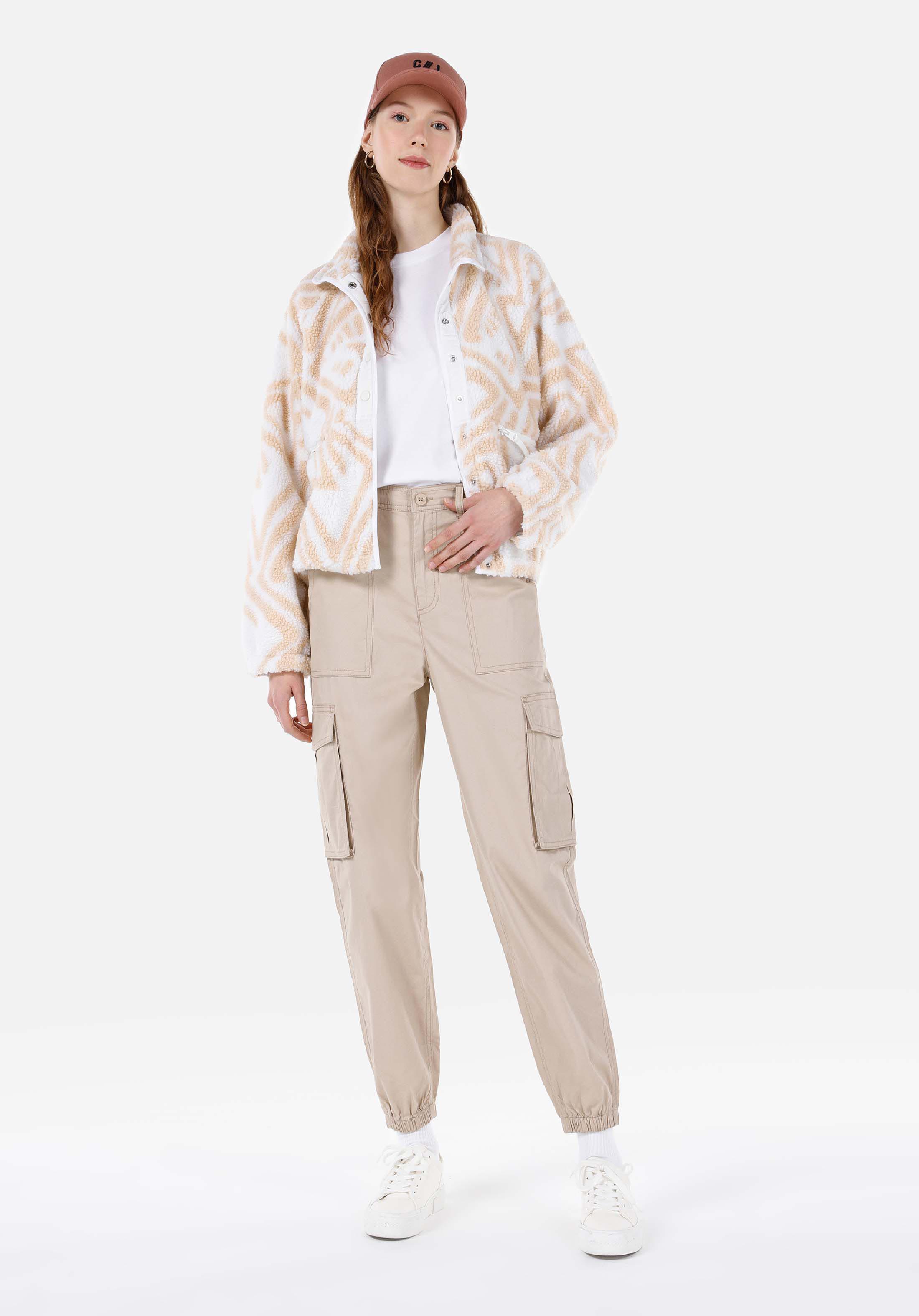 Afișați detalii pentru Pantaloni De Dama Bej Regular Fit  Cl1068271