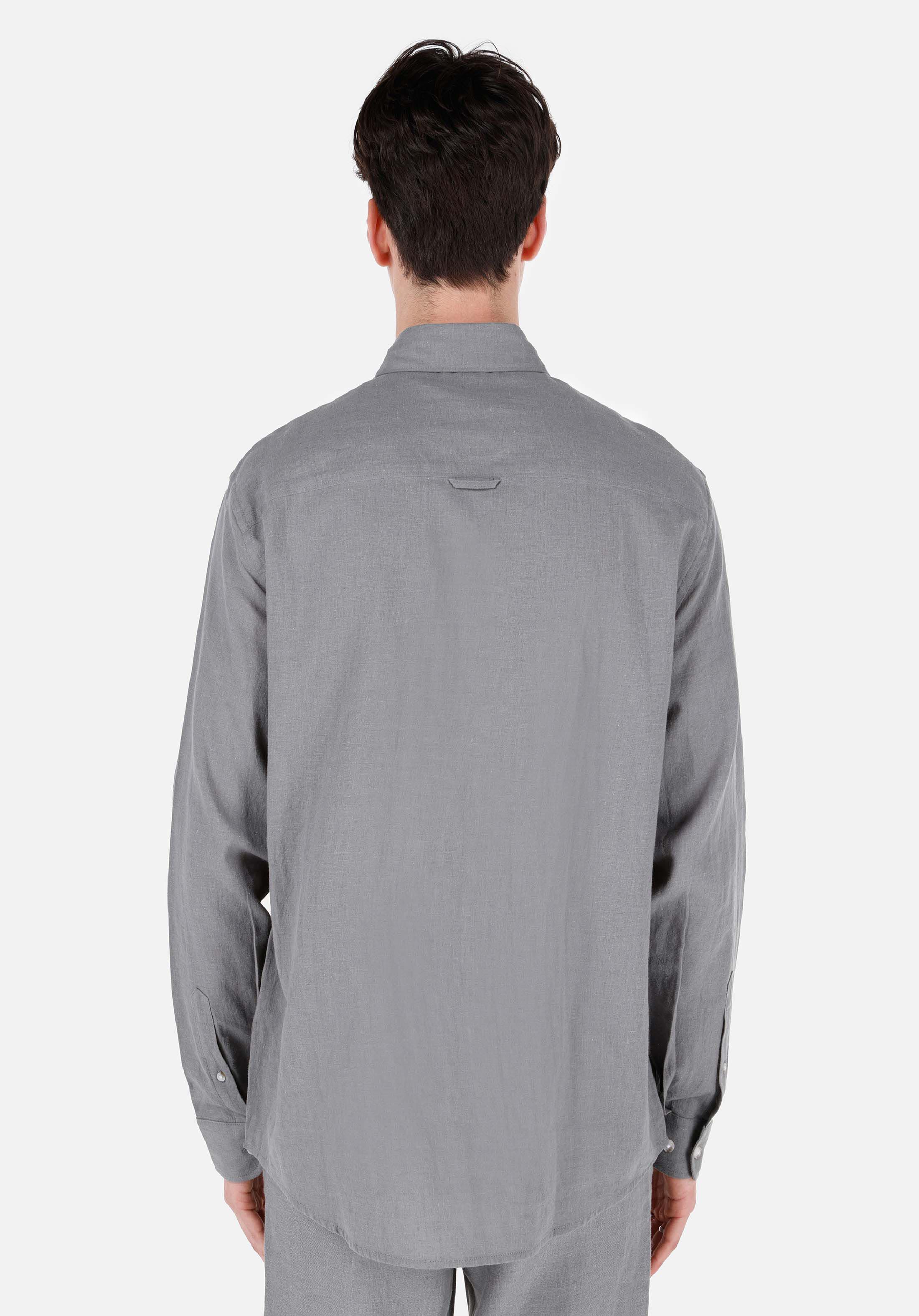 Afișați detalii pentru Cămașă Comfort Fit Neck Drept Cămașă Verde Manșon Lung Bărbați