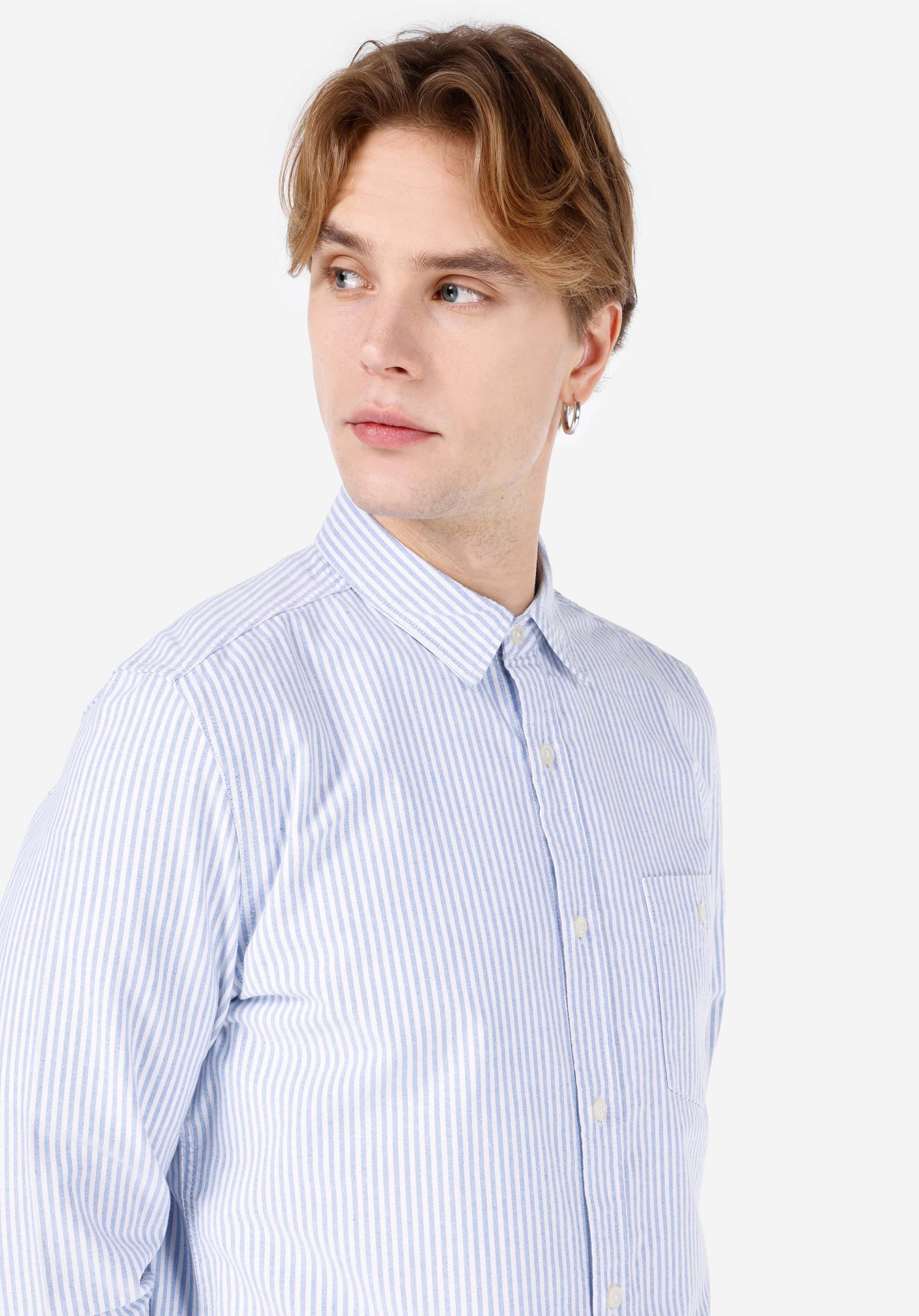 Afișați detalii pentru Camasa Cu Maneca Lunga De Barbati Albastru Slim Fit  Cl1066850