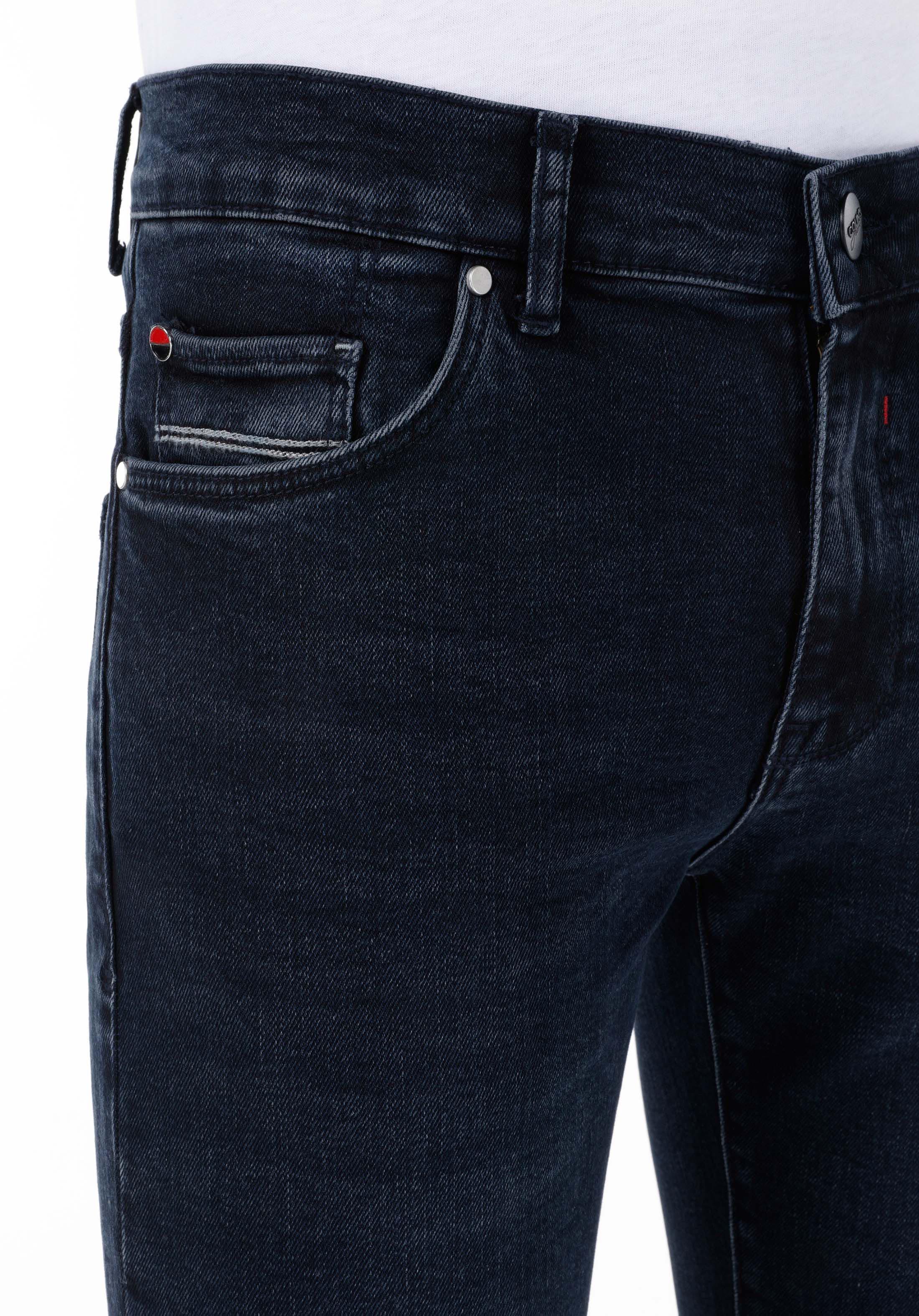 Afișați detalii pentru Skinny Fit Talie Joasă Picior Îngust Blugi Din Denim Pentru Bărbați