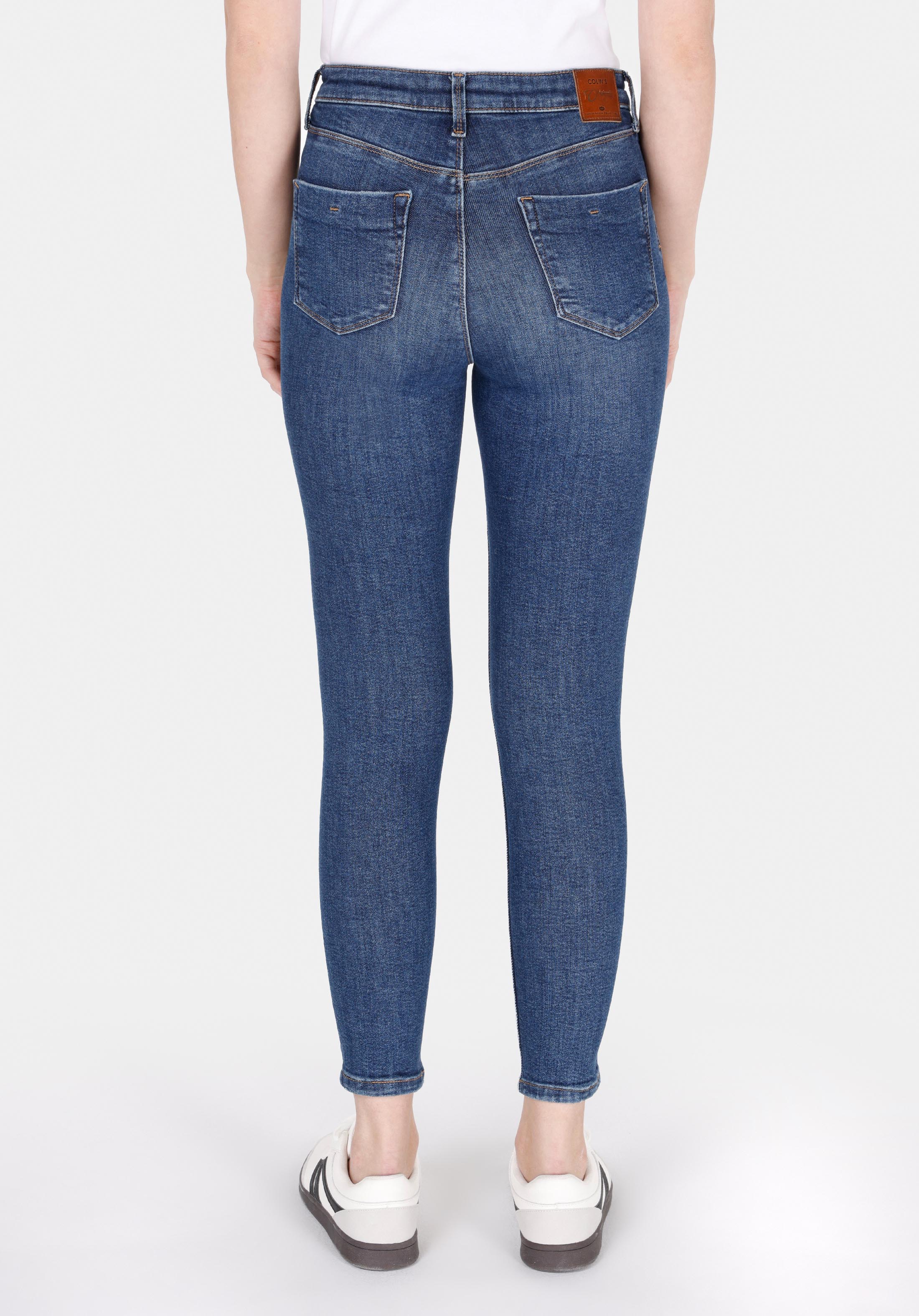 Afișați detalii pentru Pantaloni De Dama Albastru Skinny Fit 760 Diana Cl1072247