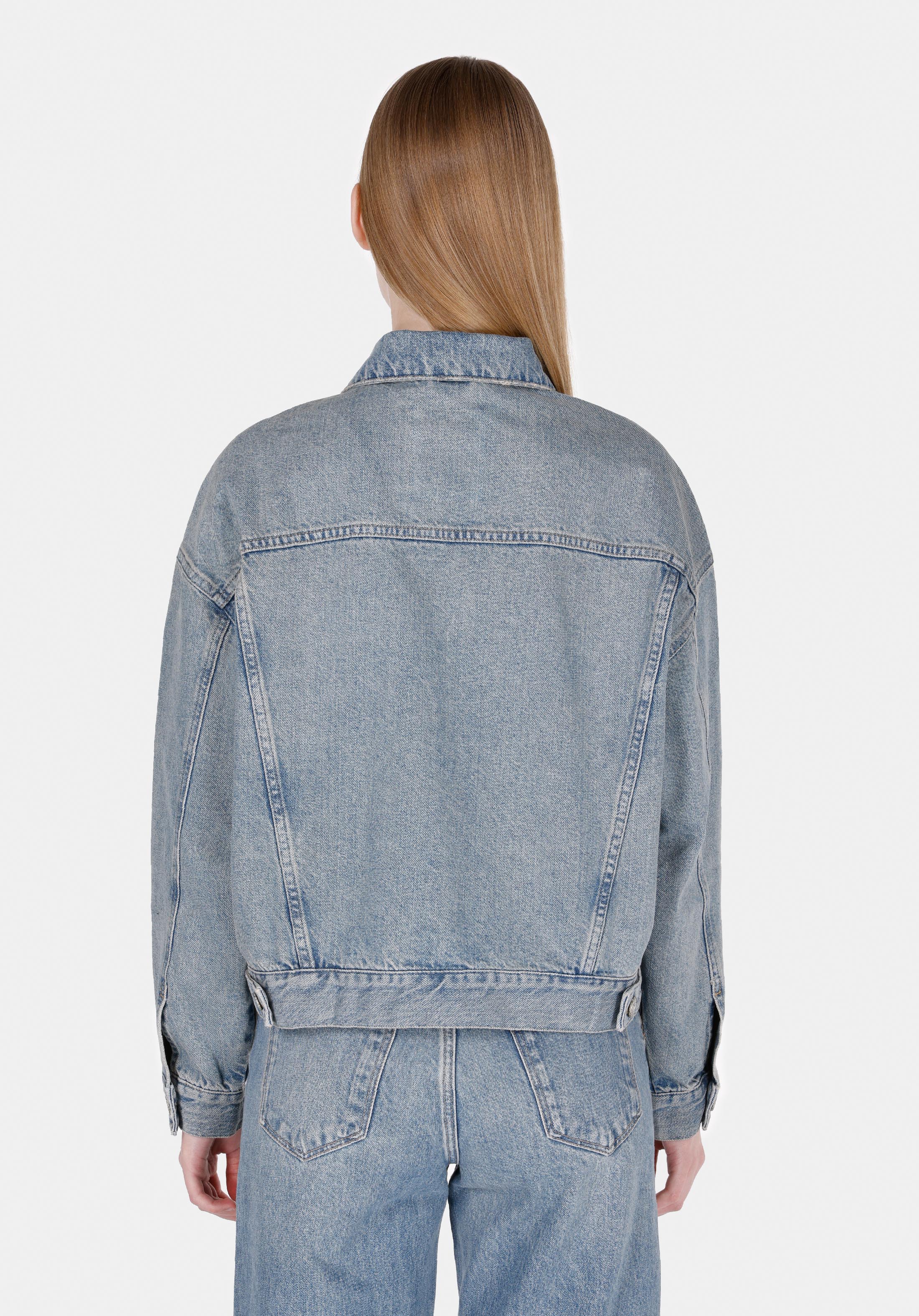 Afișați detalii pentru Jacheta De Dama Denim Oversize Fit  Cl1073910