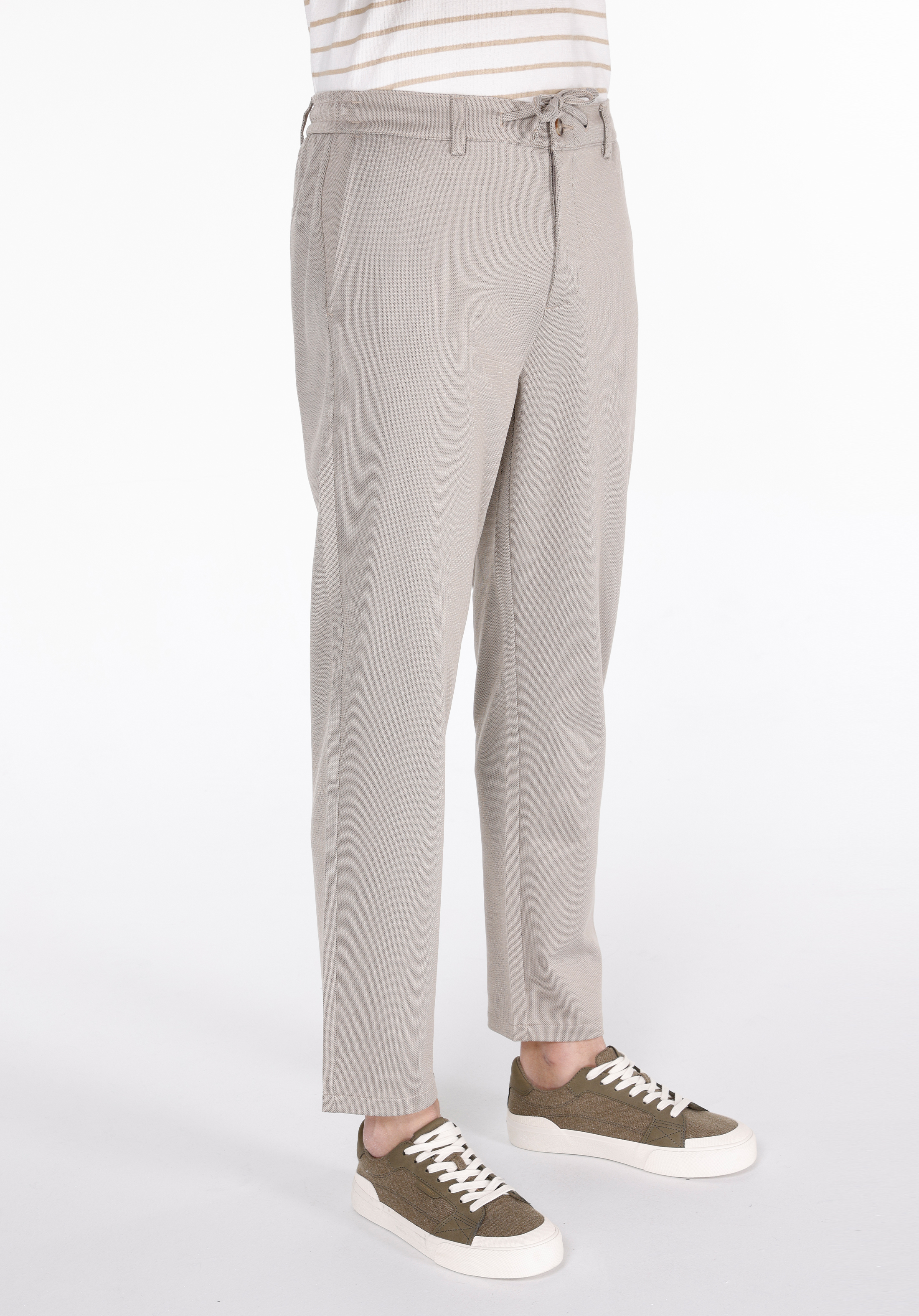 Afișați detalii pentru Pantaloni De Barbati Bej Regular Fit  Cl1073568