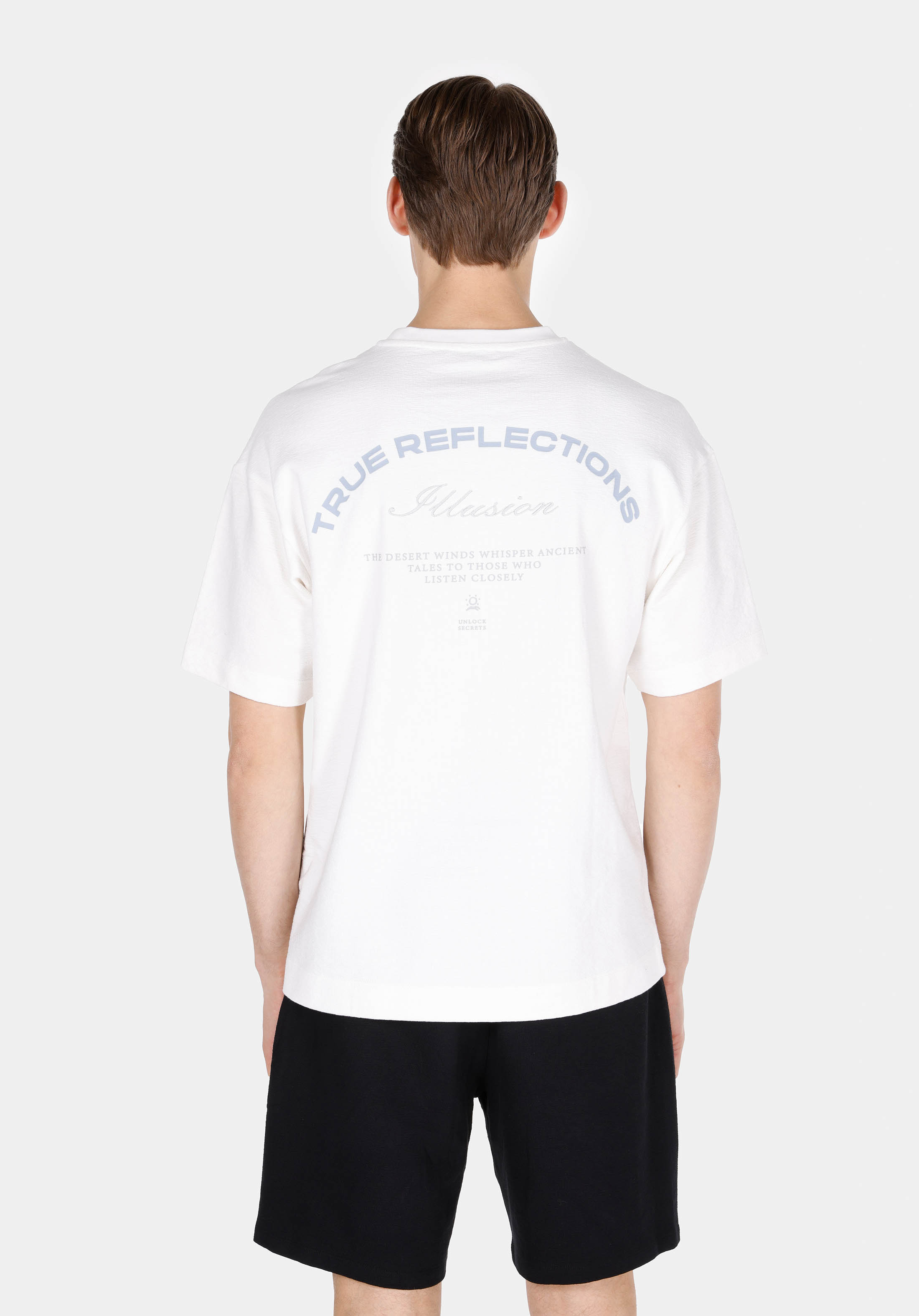 Afișați detalii pentru Tricou Cu Maneca Scurta De Barbati Alb Comfort Fit  Cl1074154
