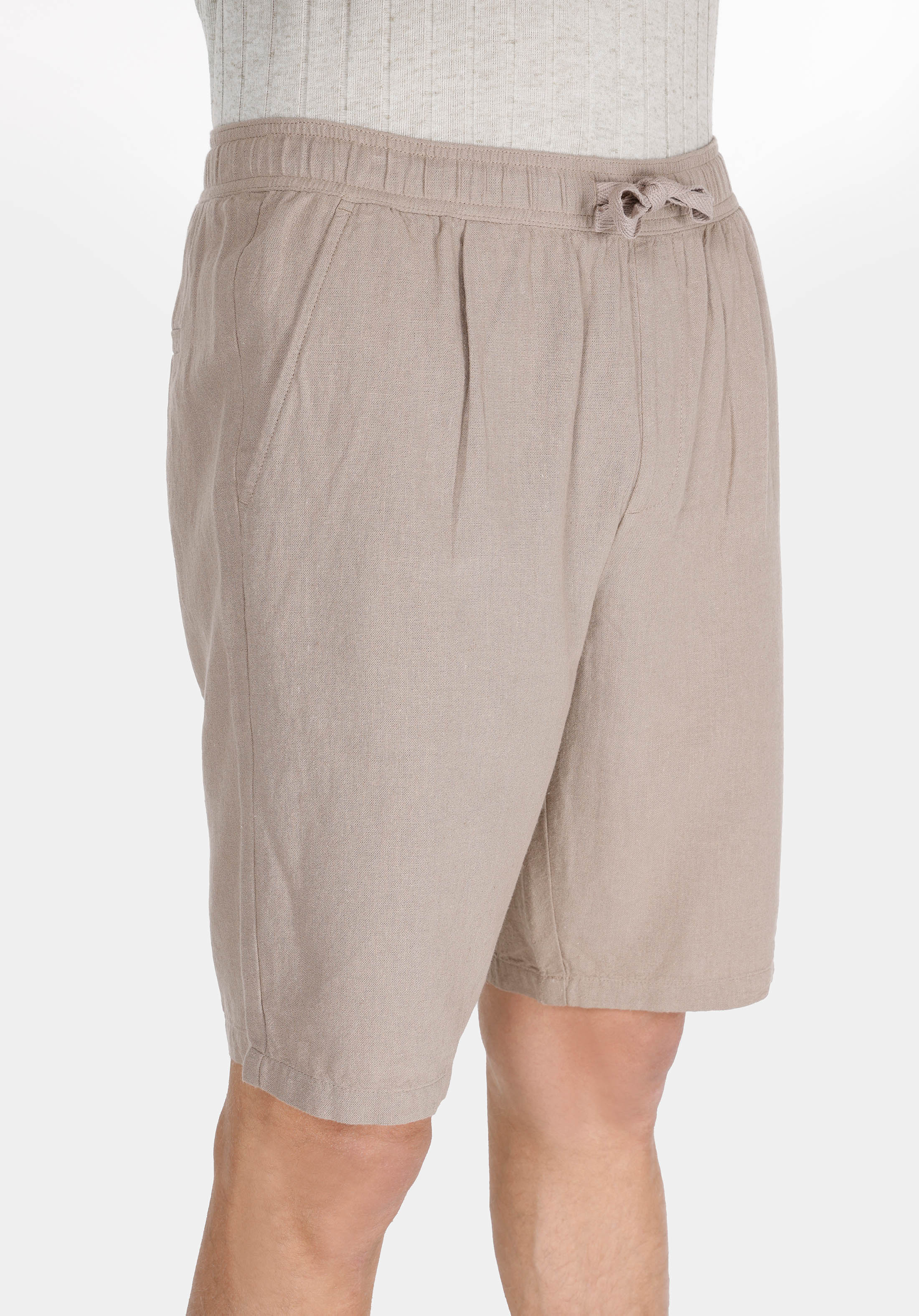 Afișați detalii pentru Short / Pantaloni Scurti De Barbati Bej Regular Fit  Cl1074435