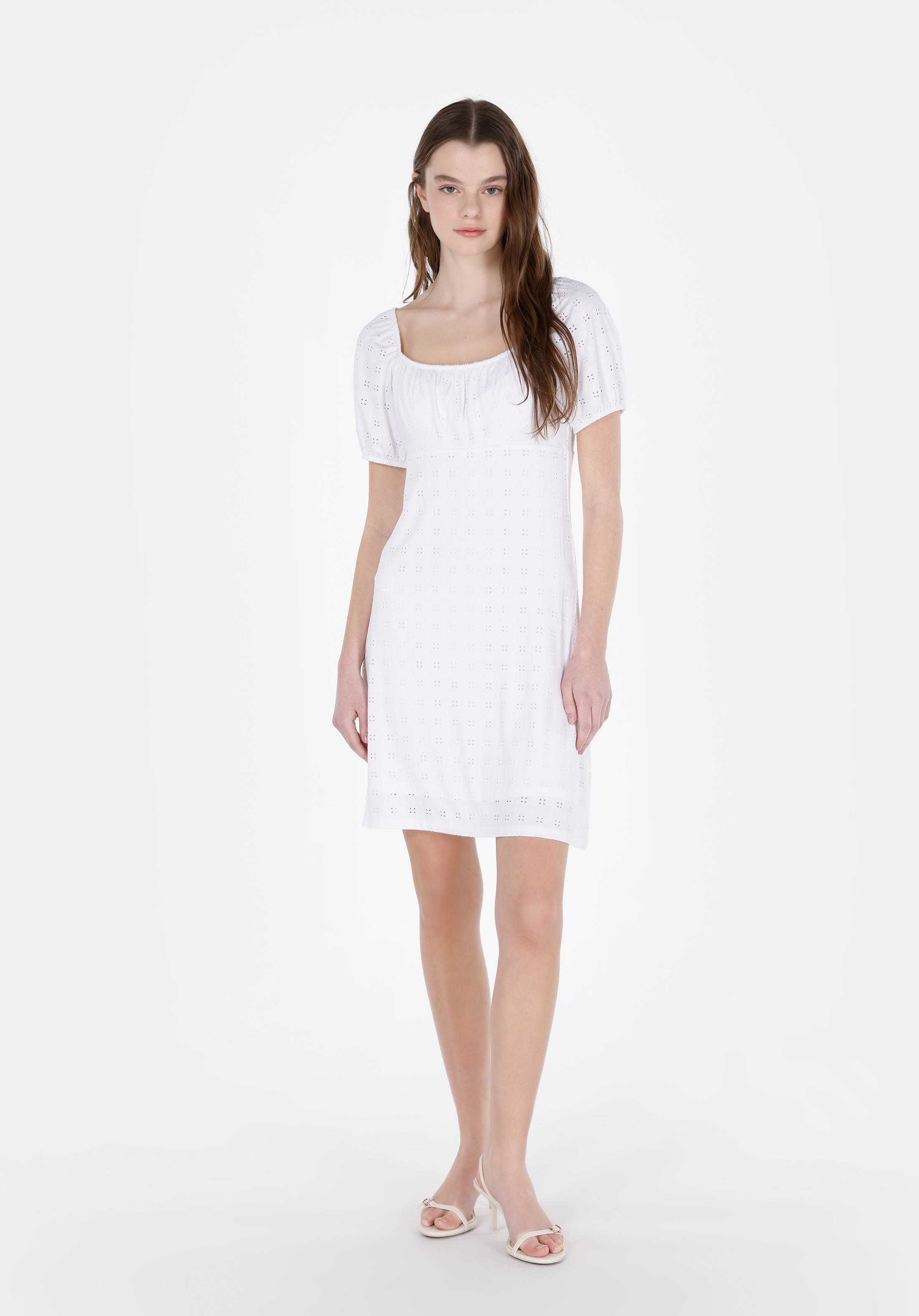 Afișați detalii pentru Rochie De Dama Alb Regular Fit  Cl1074556